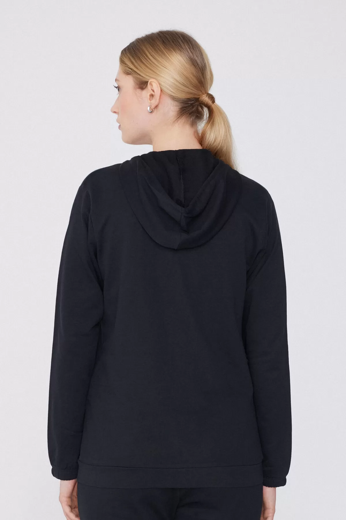 Tezenis Felpa Donna con Cappuccio Morbido, Zip Frontale e Cinturino Regolabile - Comfort e Stile Invernale