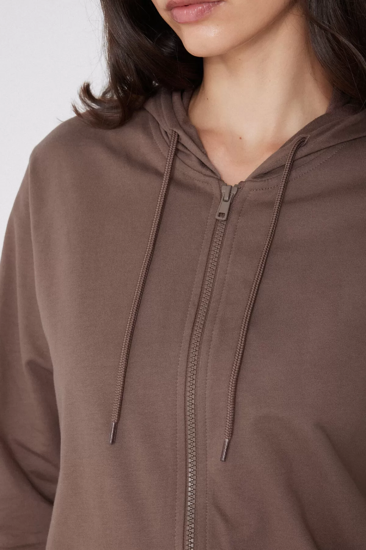 Felpa con Cappuccio Donna Tezenis - Zip Frontale e Regolabile con Stringini, Comfort e Stile in Ogni Dettaglio