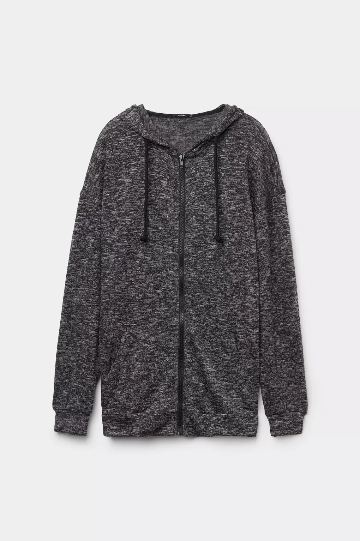 Felpa Tezenis Donna Oversized con Zip Frontale e Cappuccio Avvolgente - Loungewear Morbido per Relax Totale