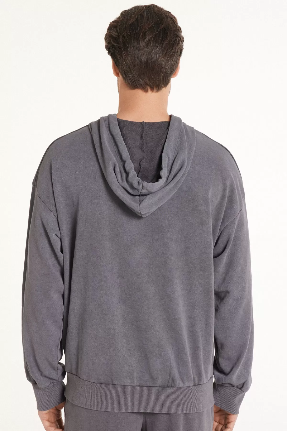 Felpa Uomo Tezenis con Cappuccio - Effetto Sbiadito, Maniche Lunghe e Stile Casual 

(Alternative: 