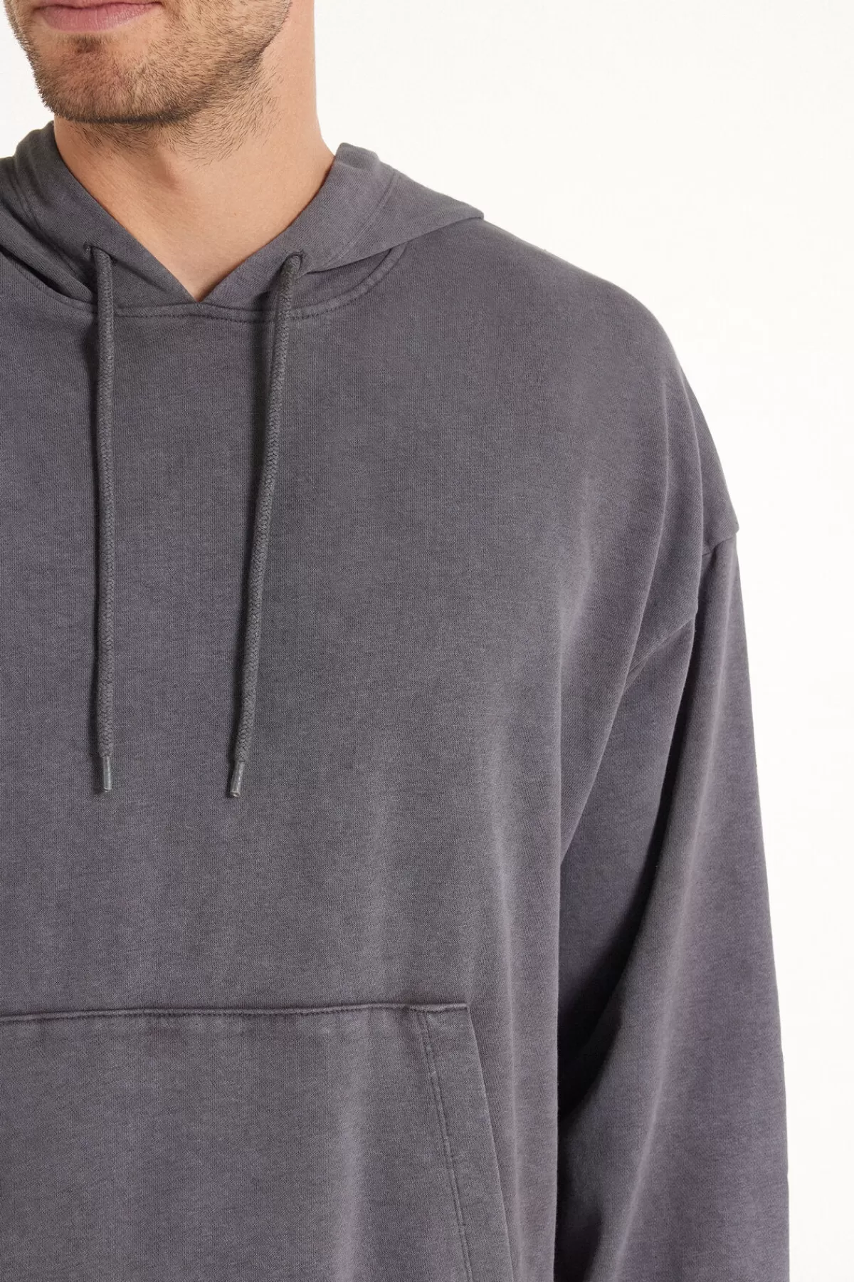 Felpa Uomo Tezenis con Cappuccio - Effetto Sbiadito, Maniche Lunghe e Stile Casual 

(Alternative: 