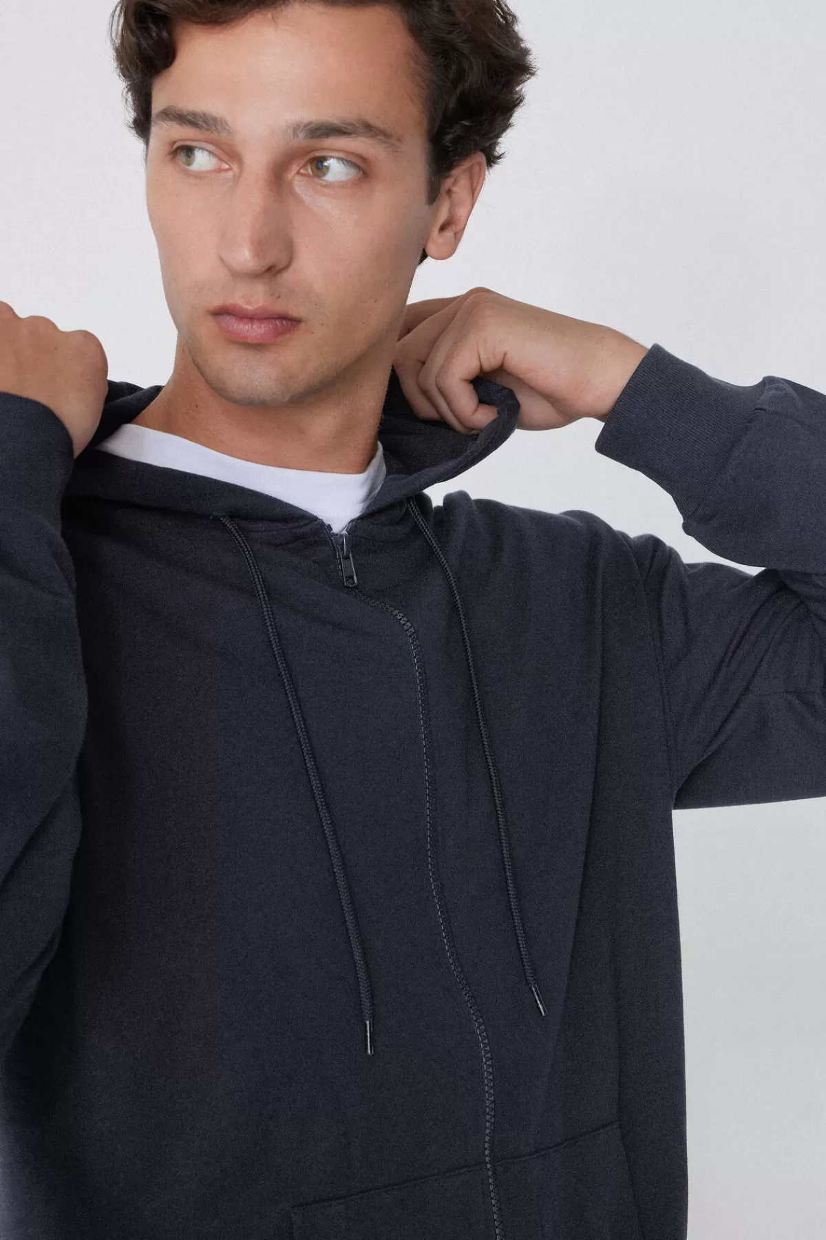 Tezenis Felpa Zip Donna con Cappuccio Morbido - Design Moderno e Confortevole, Ideale per Stilismo Casual e Relax Quotidiano