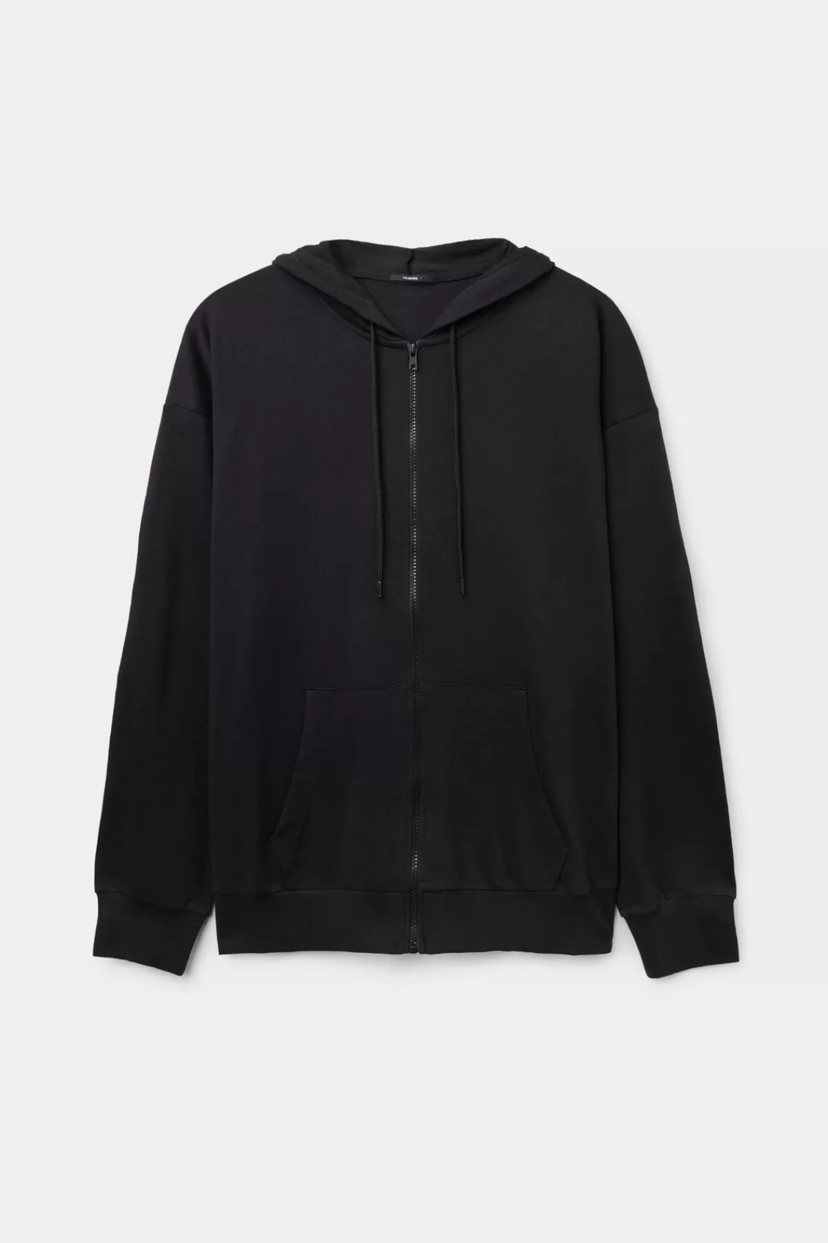 Tezenis Donna - Felpa con Cappuccio Zip Frontale, Morbida e Confortevole per Tutto il Giorno, Manica Lunga Calda e Cappuccio Regolabile