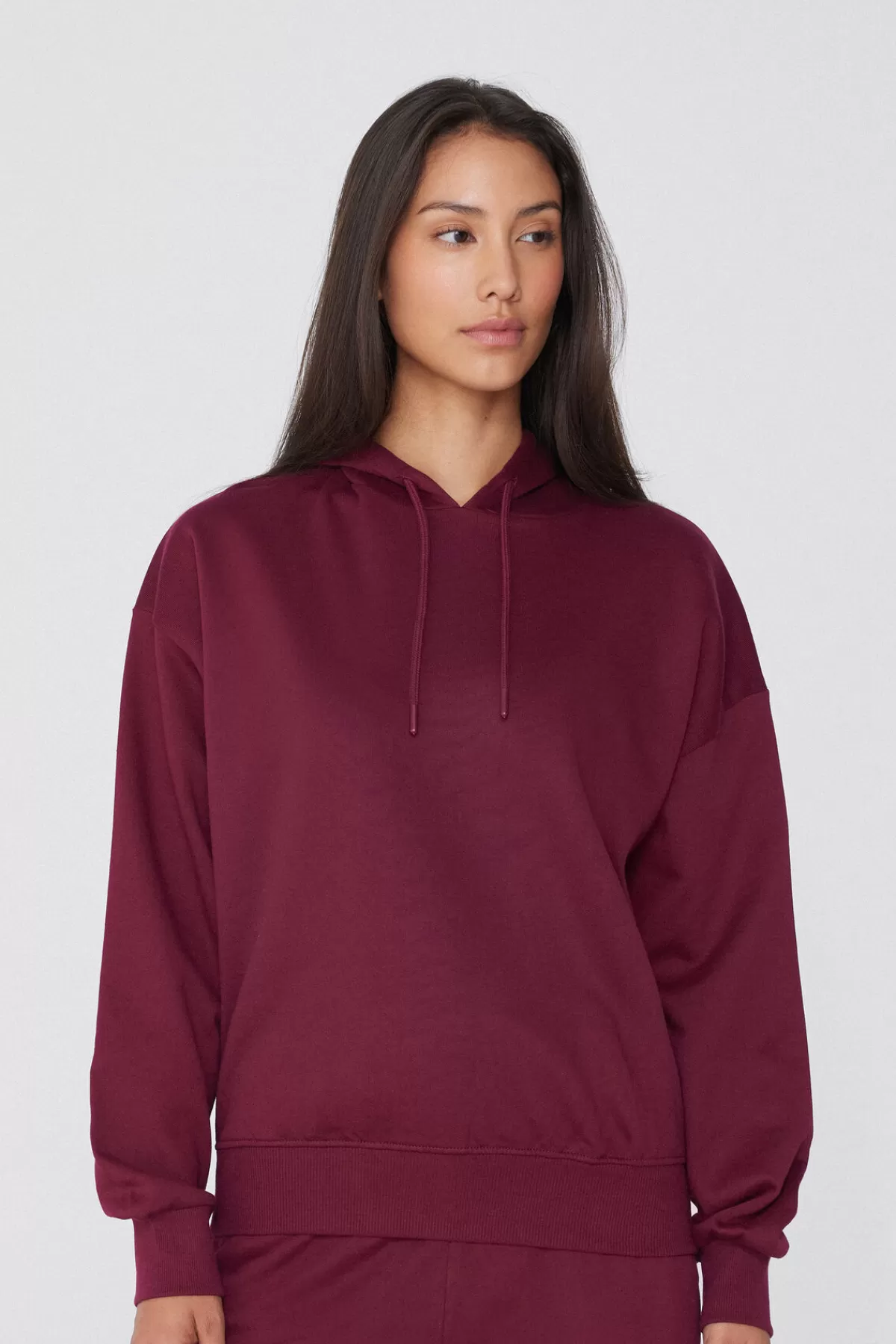 Felpa Oversized Donna Tezenis in Pile Spesso con Cappuccio Aumentato - MorBida e Avvolgente