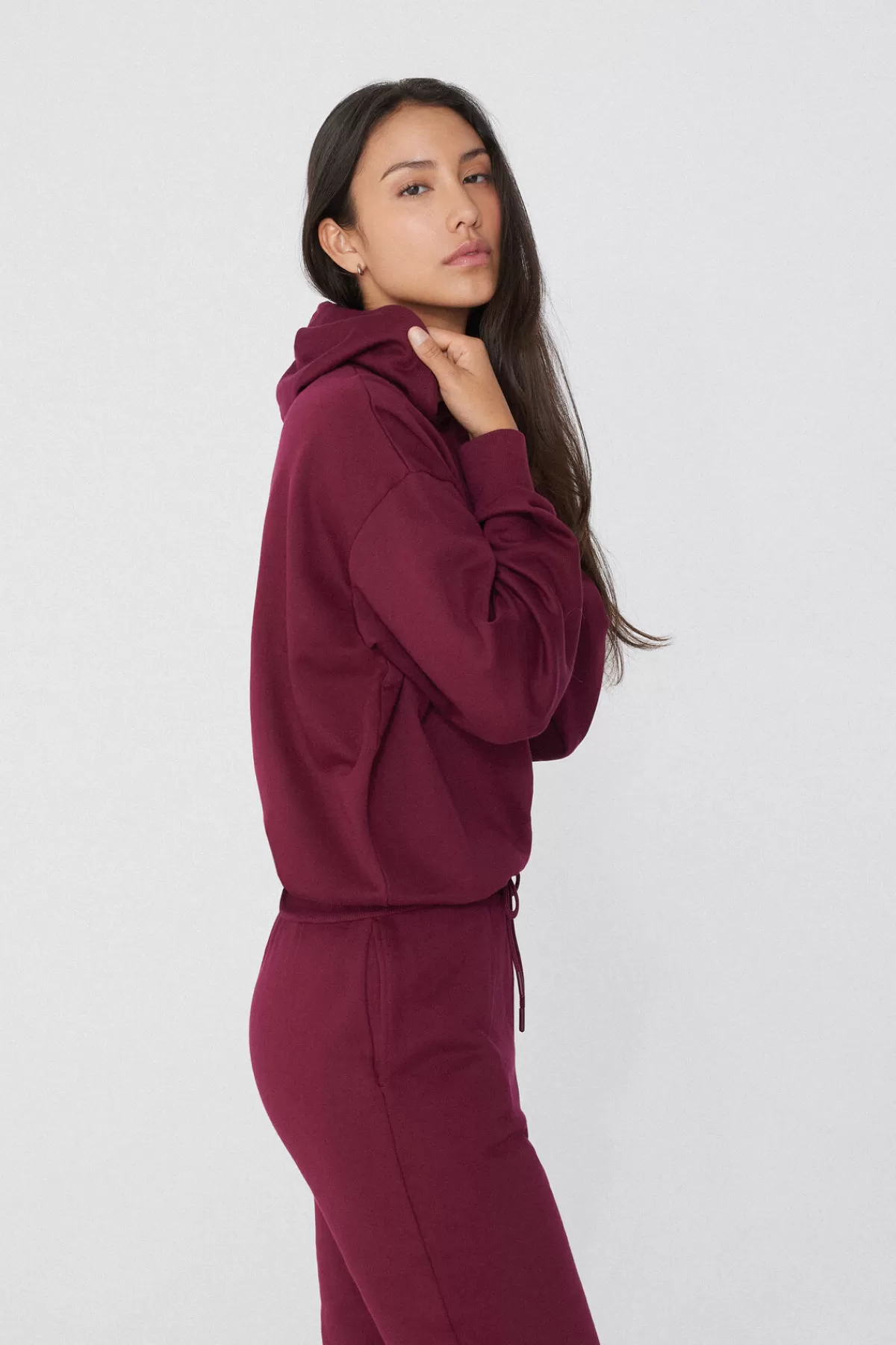 Felpa Oversized Donna Tezenis in Pile Spesso con Cappuccio Aumentato - MorBida e Avvolgente