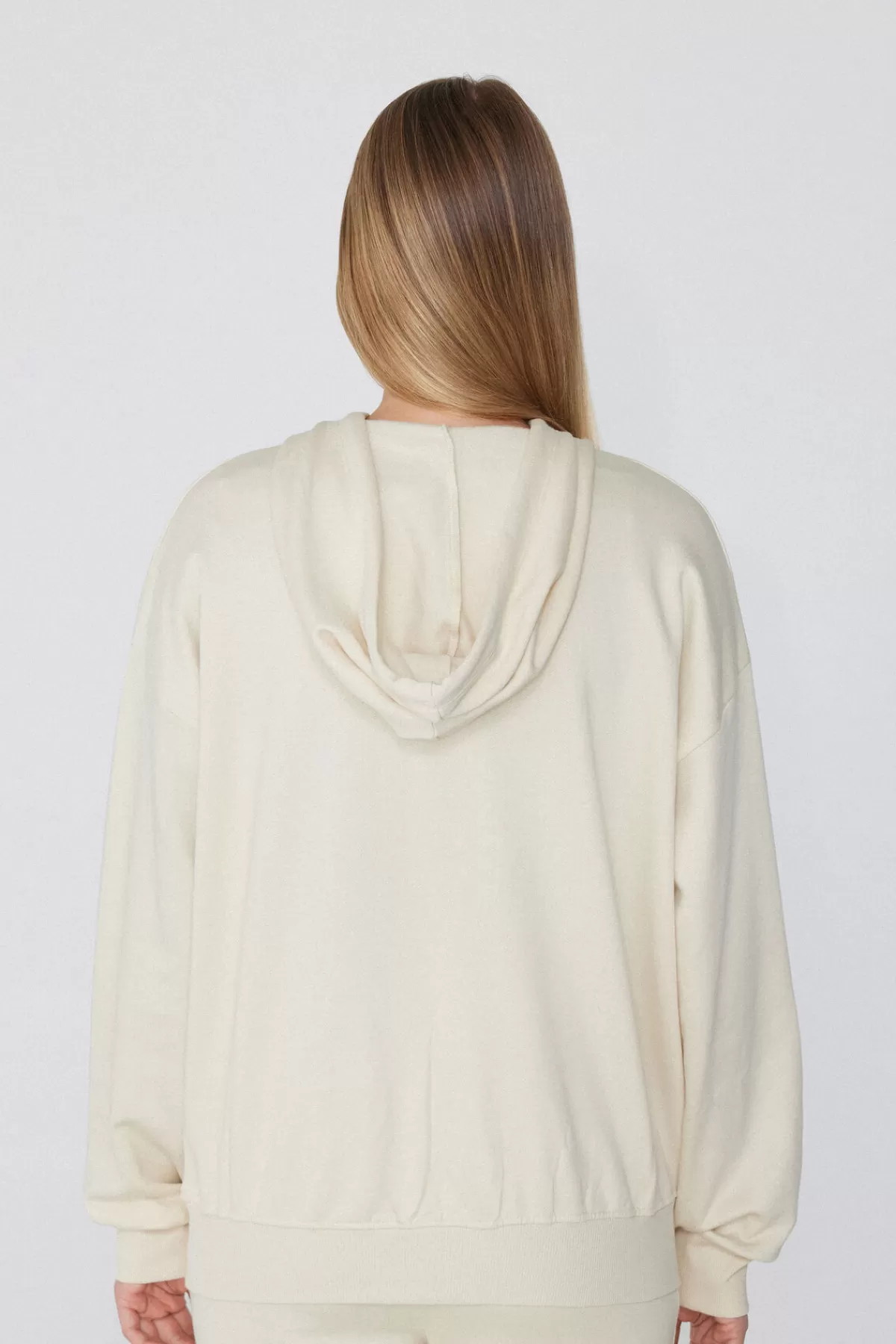 Felpa Oversize Donna con Cappuccio in Pile Spesso - Confortevole Felpa Invernale con Tasconi Laterali - Tezenis Collection - Ideale per Inverno