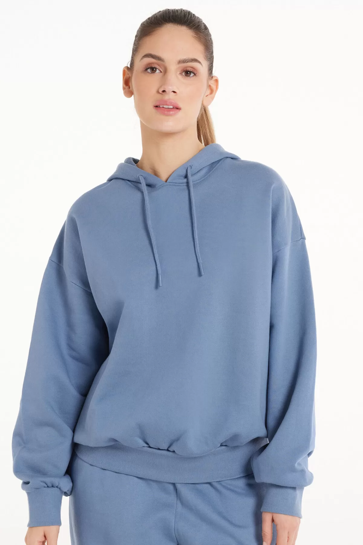 Felpa con Cappuccio Oversize Donna Tezenis - Design Morbido e Caldo, Ideale per l'Inverno