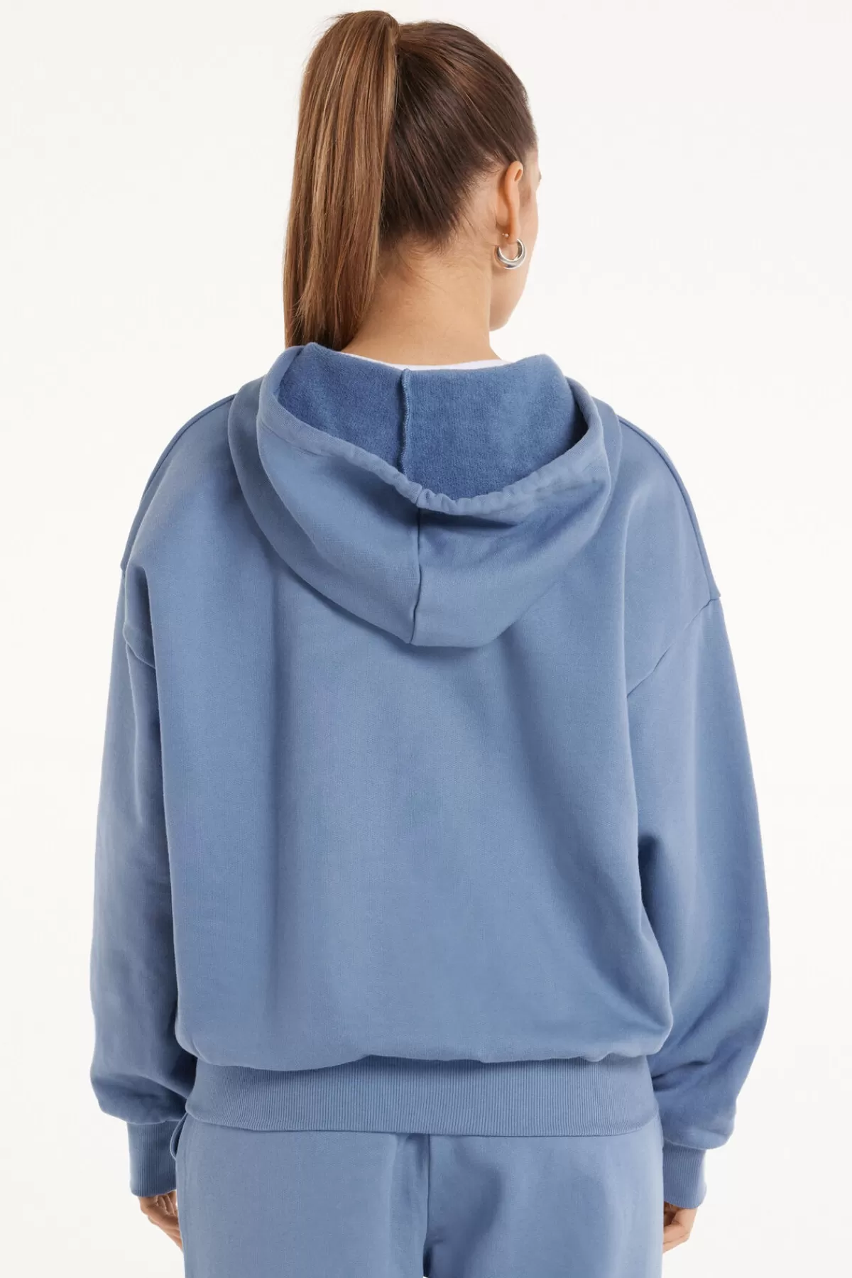 Felpa con Cappuccio Oversize Donna Tezenis - Design Morbido e Caldo, Ideale per l'Inverno
