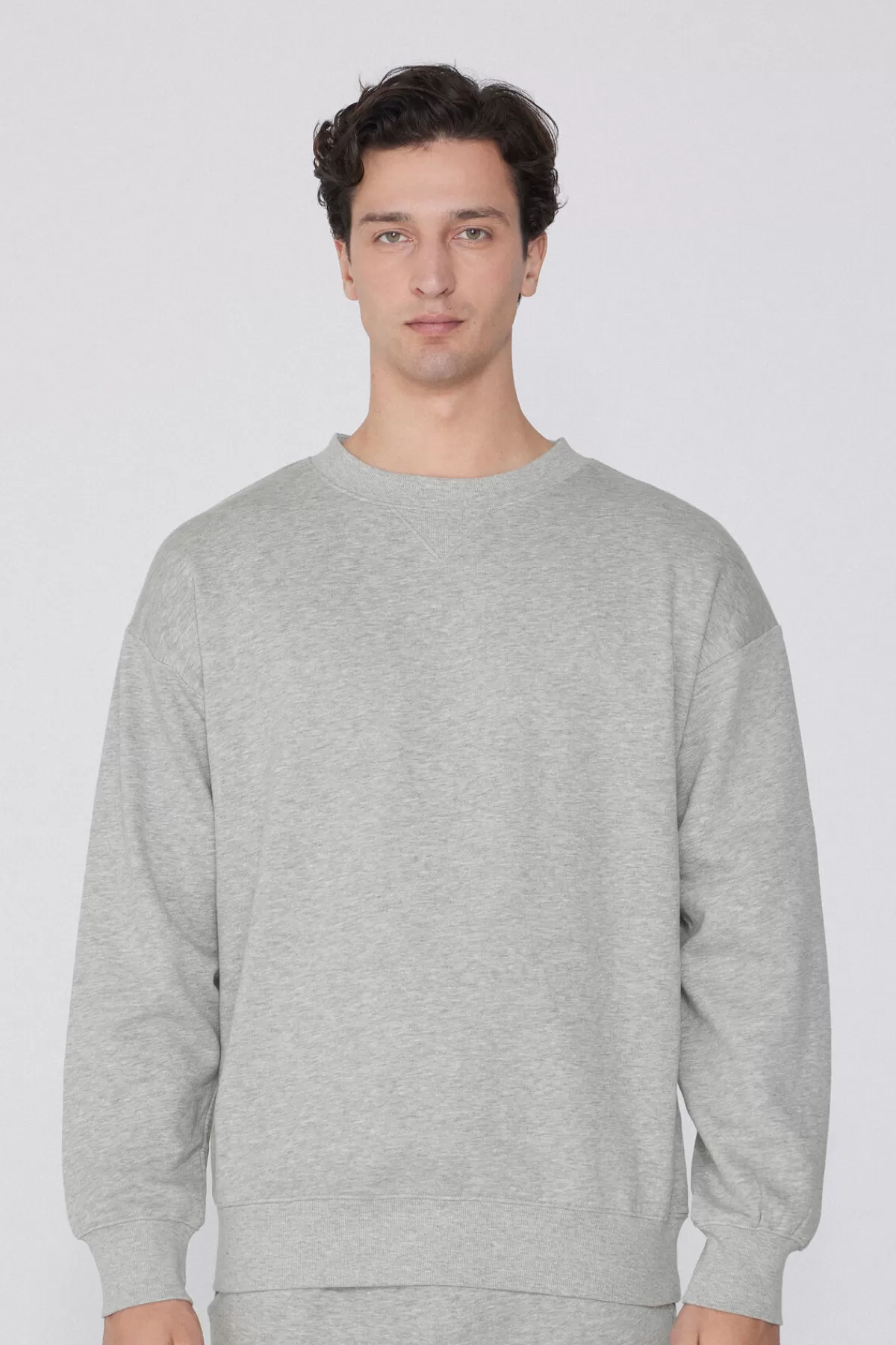 Tezenis Felpa Heavyweight Uomo con Maniche Lunghe e Collo Alto, Ideale per Inverno