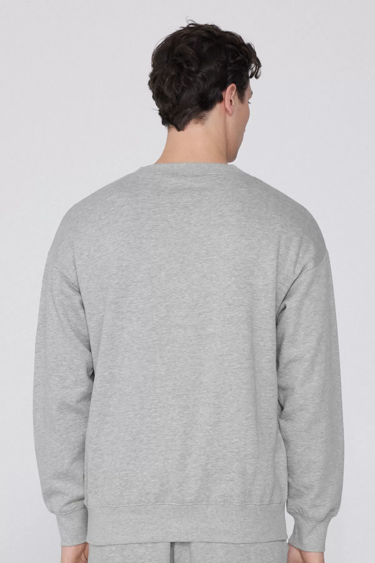 Tezenis Felpa Heavyweight Uomo con Maniche Lunghe e Collo Alto, Ideale per Inverno
