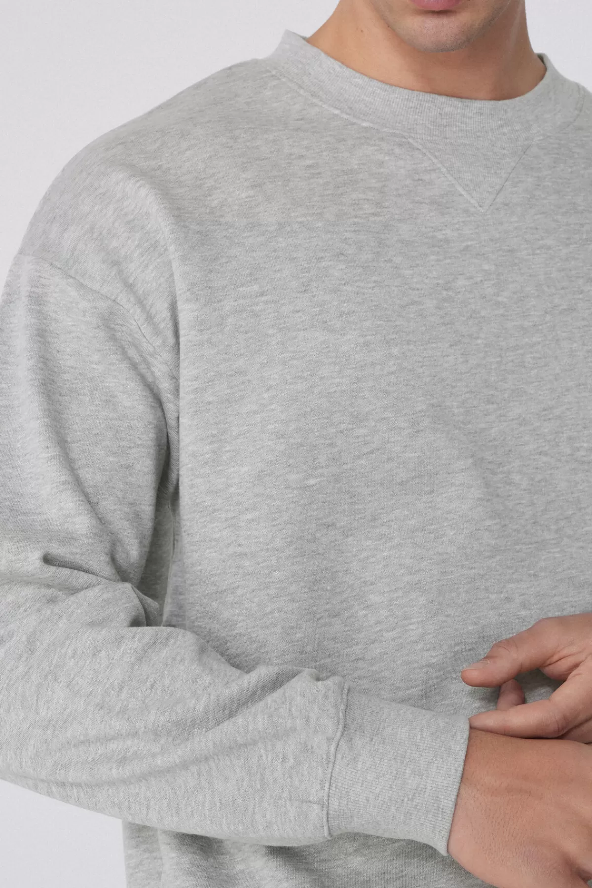 Tezenis Felpa Heavyweight Uomo con Maniche Lunghe e Collo Alto, Ideale per Inverno