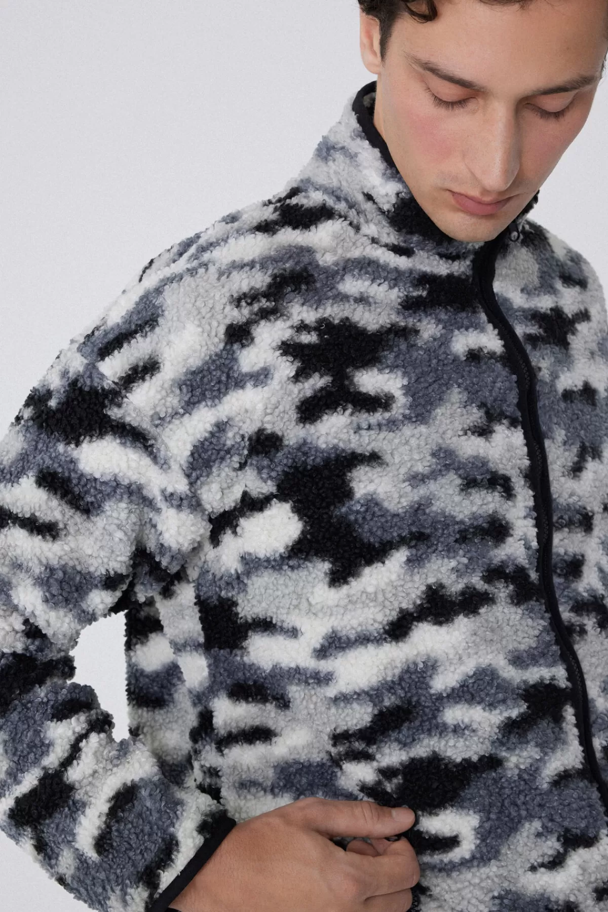 Tezenis Felpa con Cerniera Morbida in Pile, Manica Lunga Confortevole per Uomo
