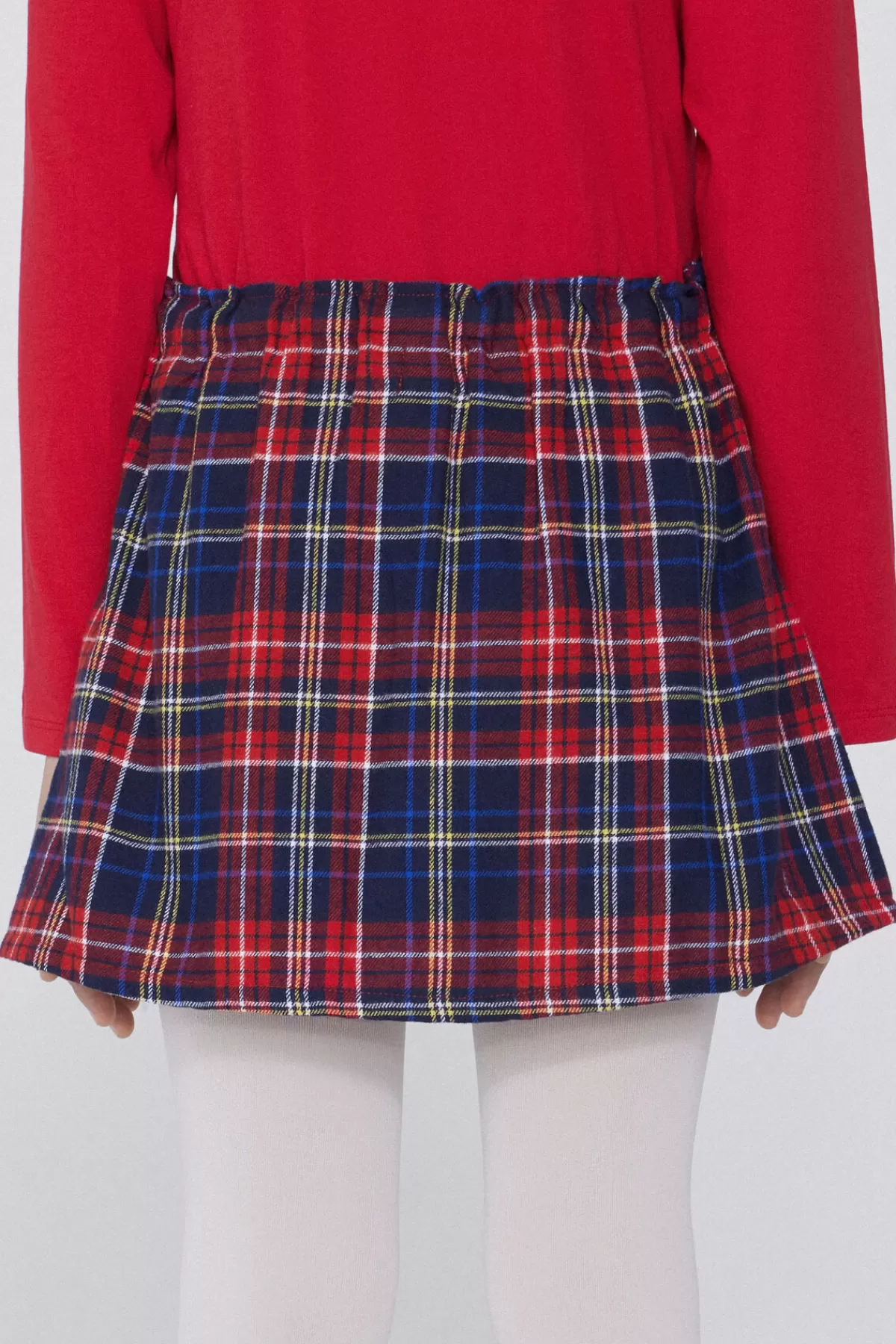 Tezenis Mini Gonna Plissettata in Tessuto Scozzese - Flanella Morbida per Look Autunnali con Stile Casual Chic 

(：，，，，SEOAI)