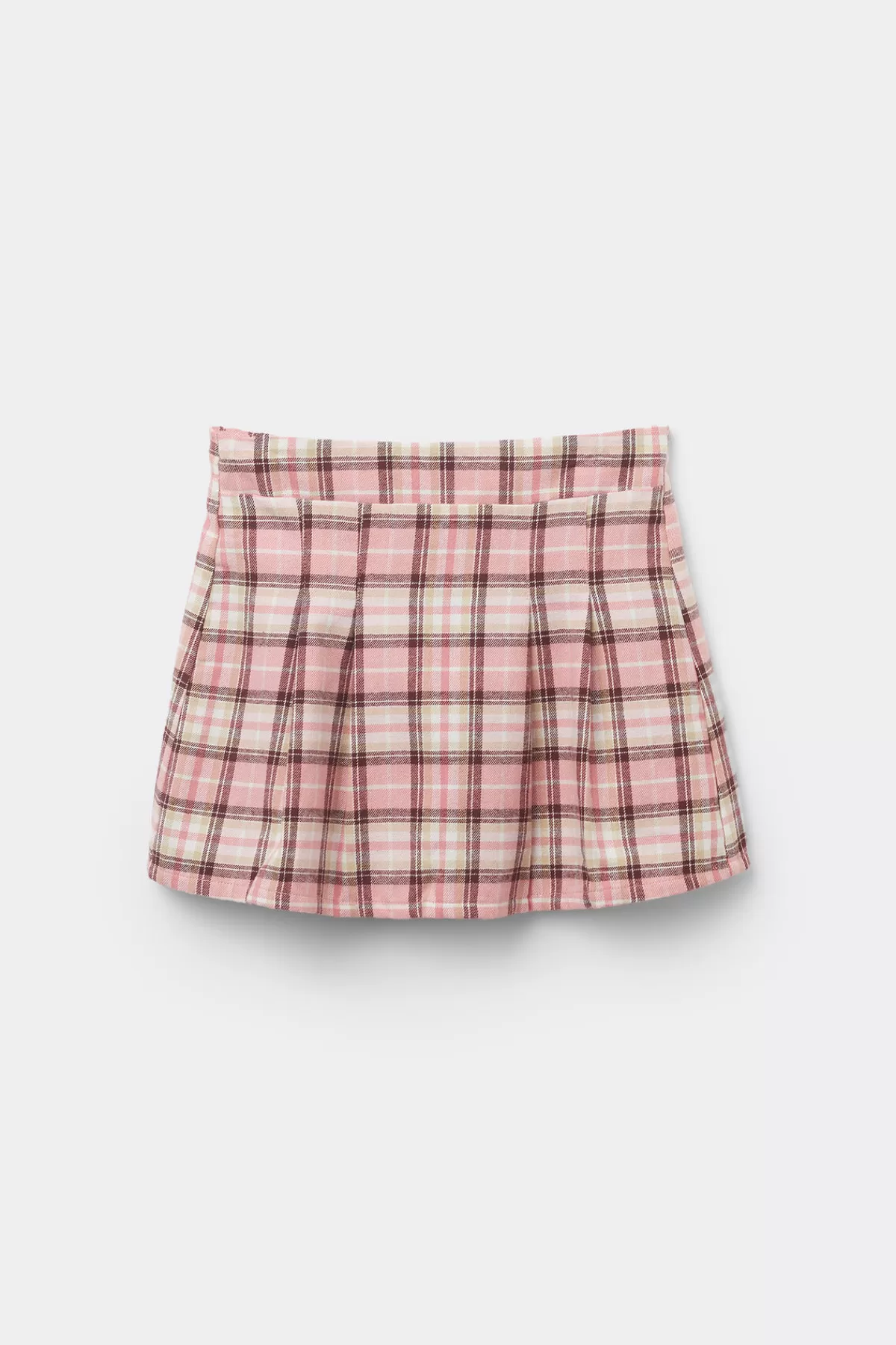 Tezenis Gonna Mini Plissé Tartan Scozzese - Stile Vintage con Fodera Morbida per Autunno/Inverno