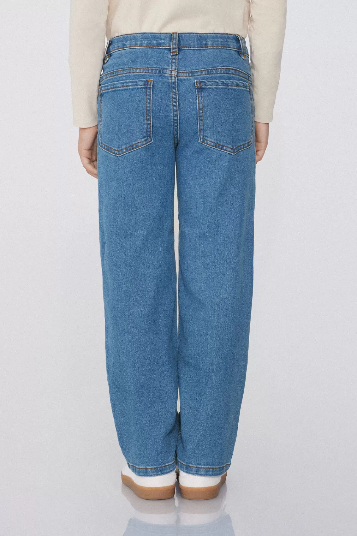 Tezenis Junior - Denim Comodi a Gamba Lunga per Ragazzino, Stile Classico