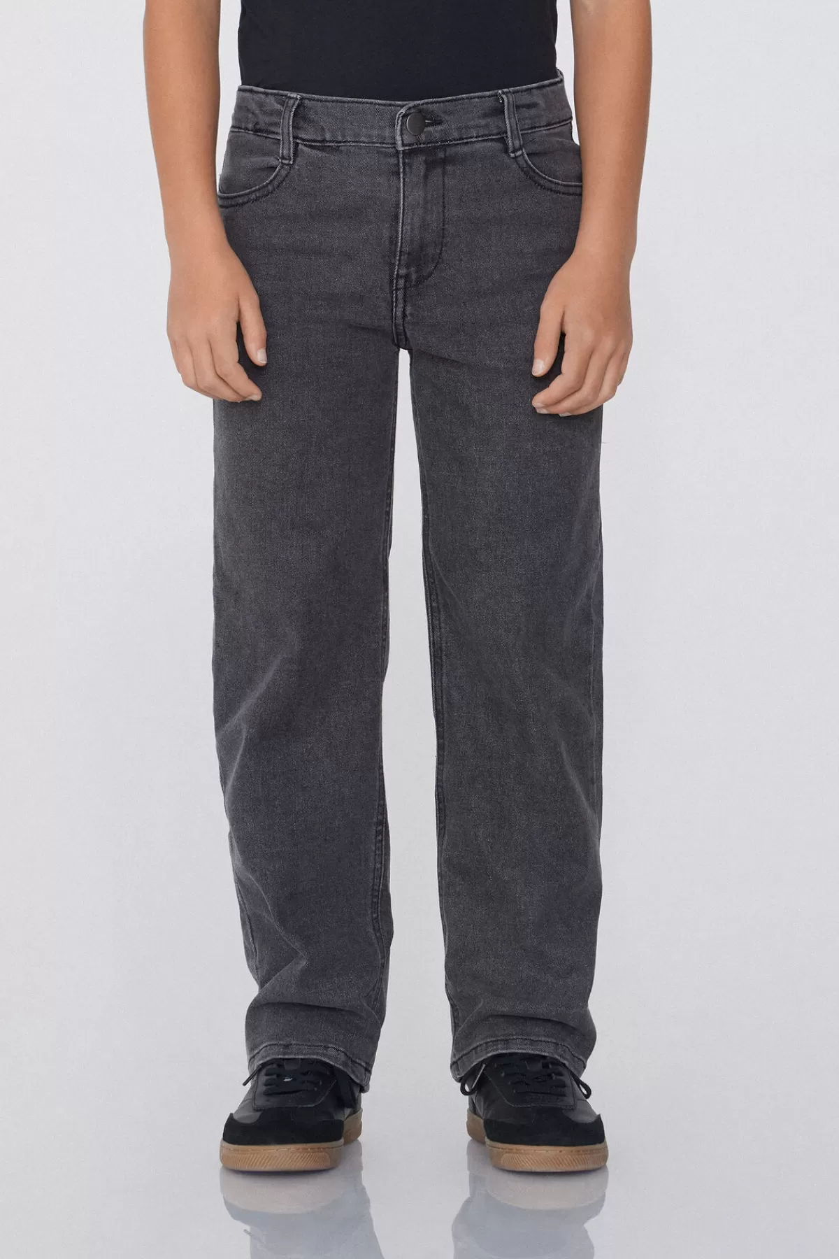 Tezenis - Pantalone in Denim Classico per Ragazzino, Taglio Lungo Comodo
