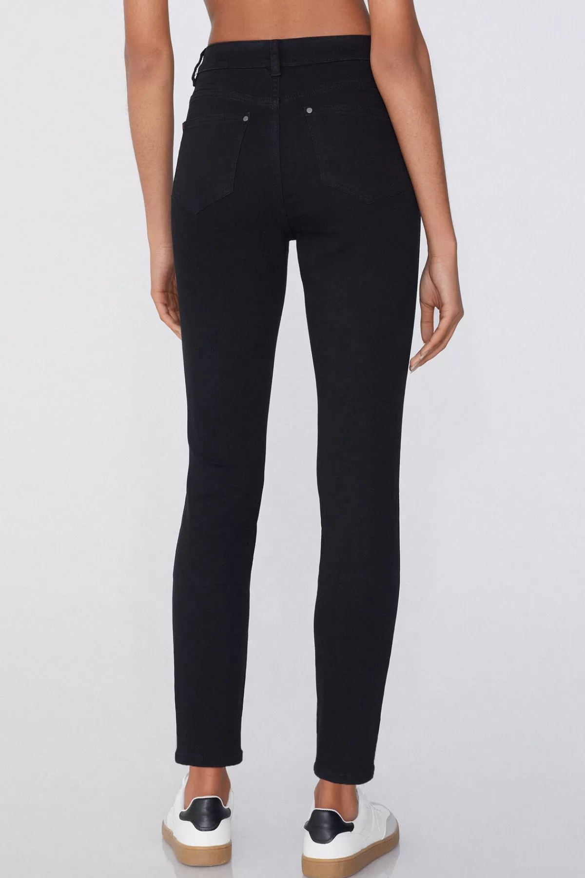 Tezenis Legging Jeans Donna con Vita Alta e Design Modellante Push-Up - Confortevole e Rassodante