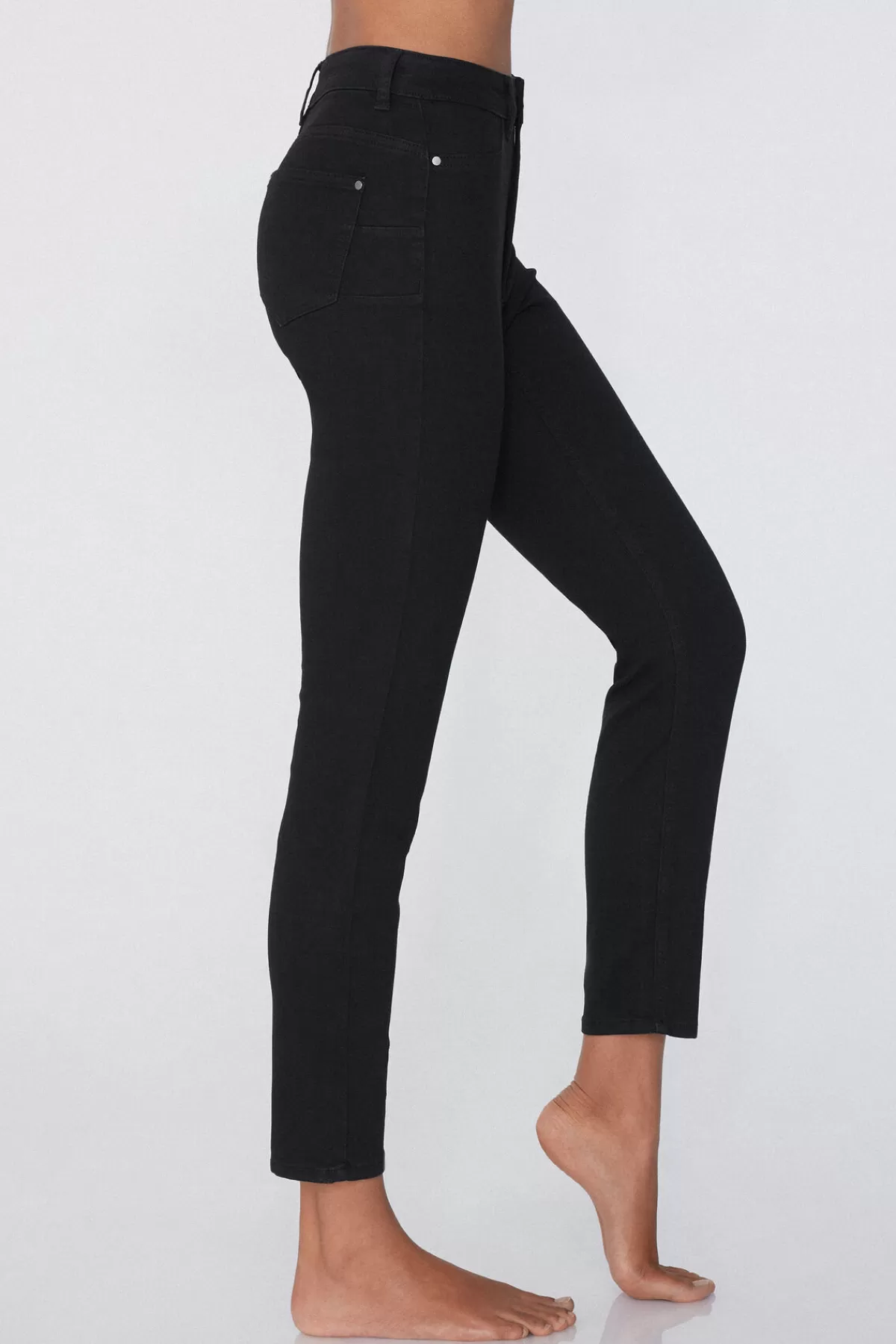 Tezenis Legging Jeans Donna con Vita Alta e Design Modellante Push-Up - Confortevole e Rassodante