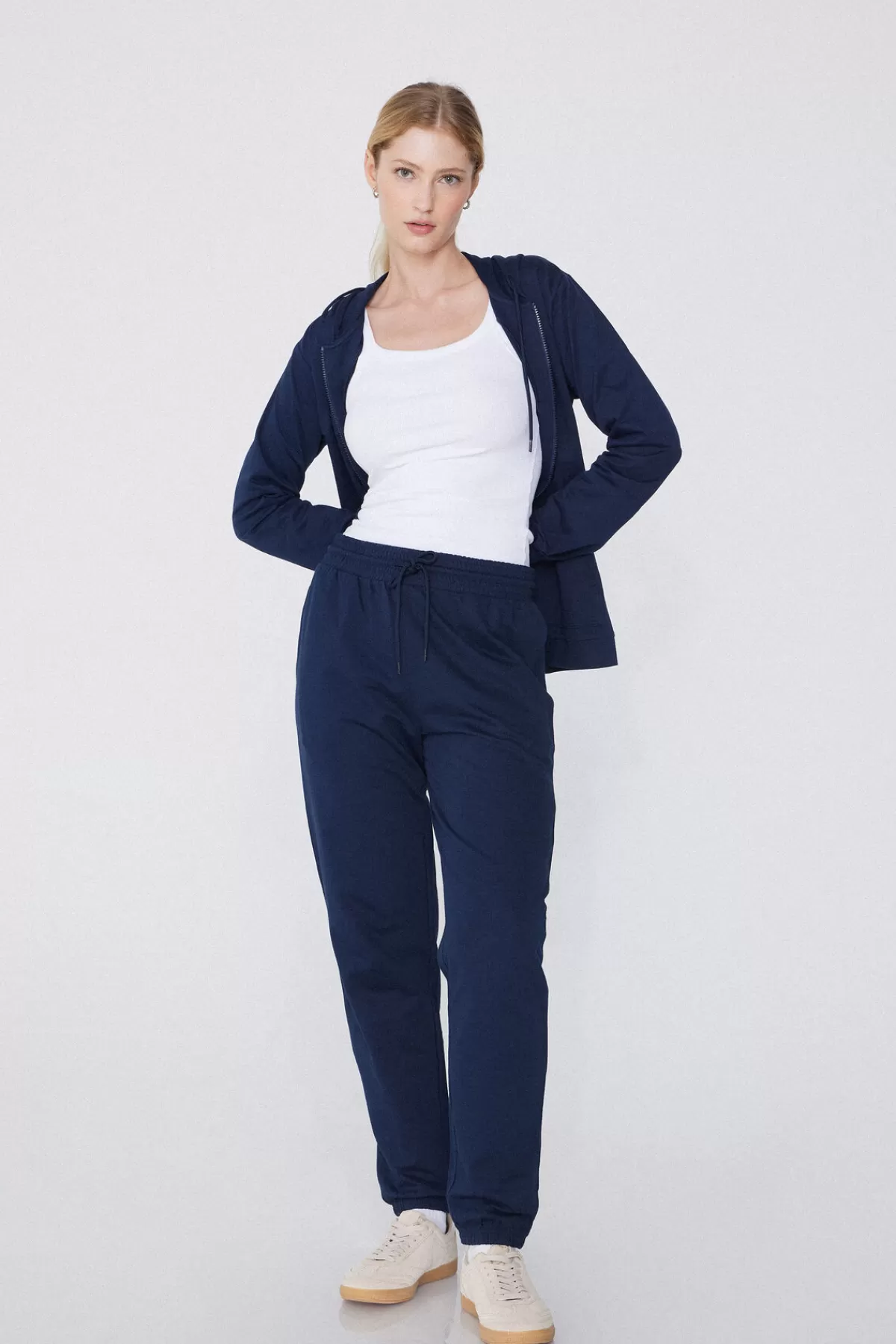Jogger Tezenis Donna con Tasche a Rete e Fascia Vita Regolabile