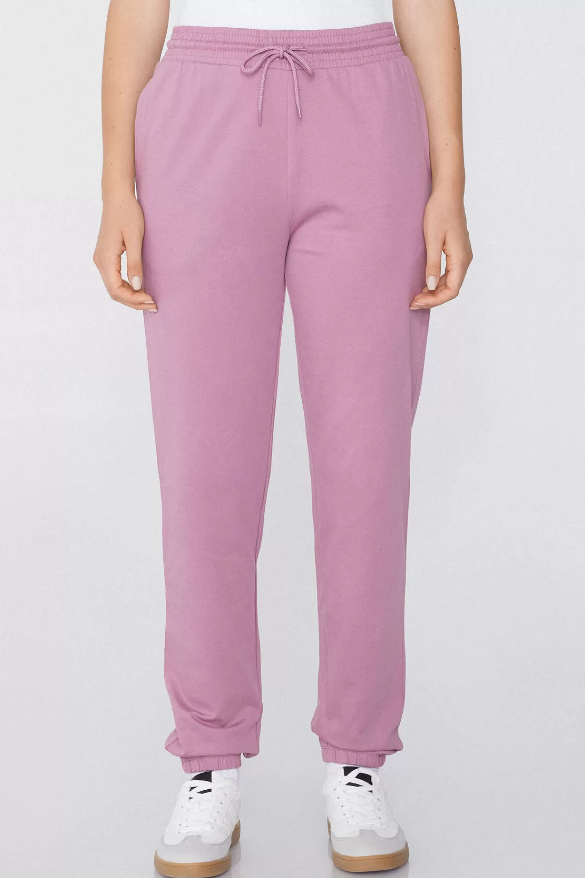 Tezenis Pantaloni Jogger Donna in Tessuto Morbido con Tasche Laterali e Coulisse Regolabile