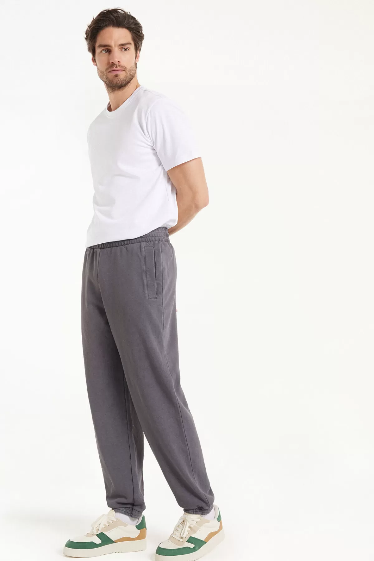 Felpa con Cappuccio Jogger Uomo Tezenis - Stile Delavé Casual e Confortevole