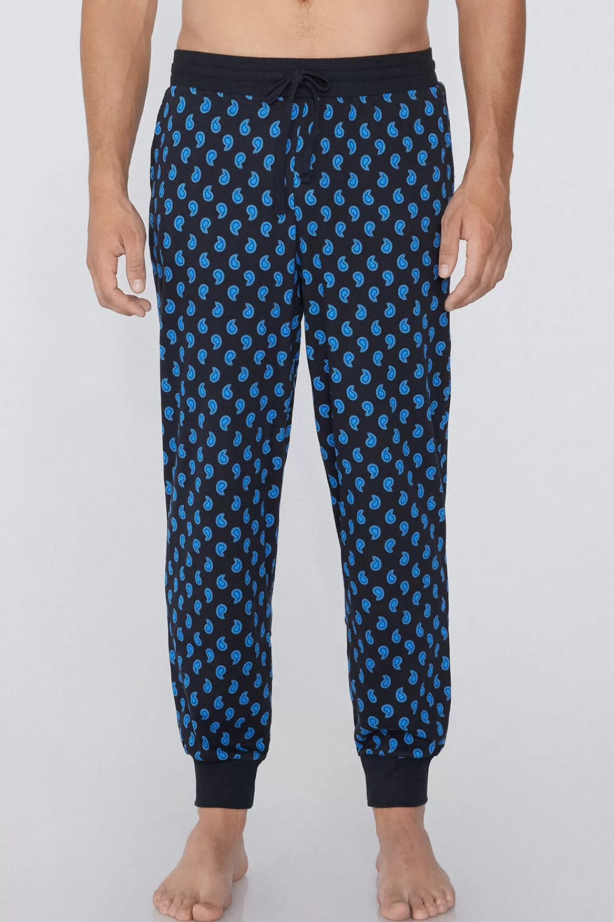 Uomo Pantaloni Jogger Comodi con Tasche Stampa Grafica - Cotone Rinforzato Tezenis Collection