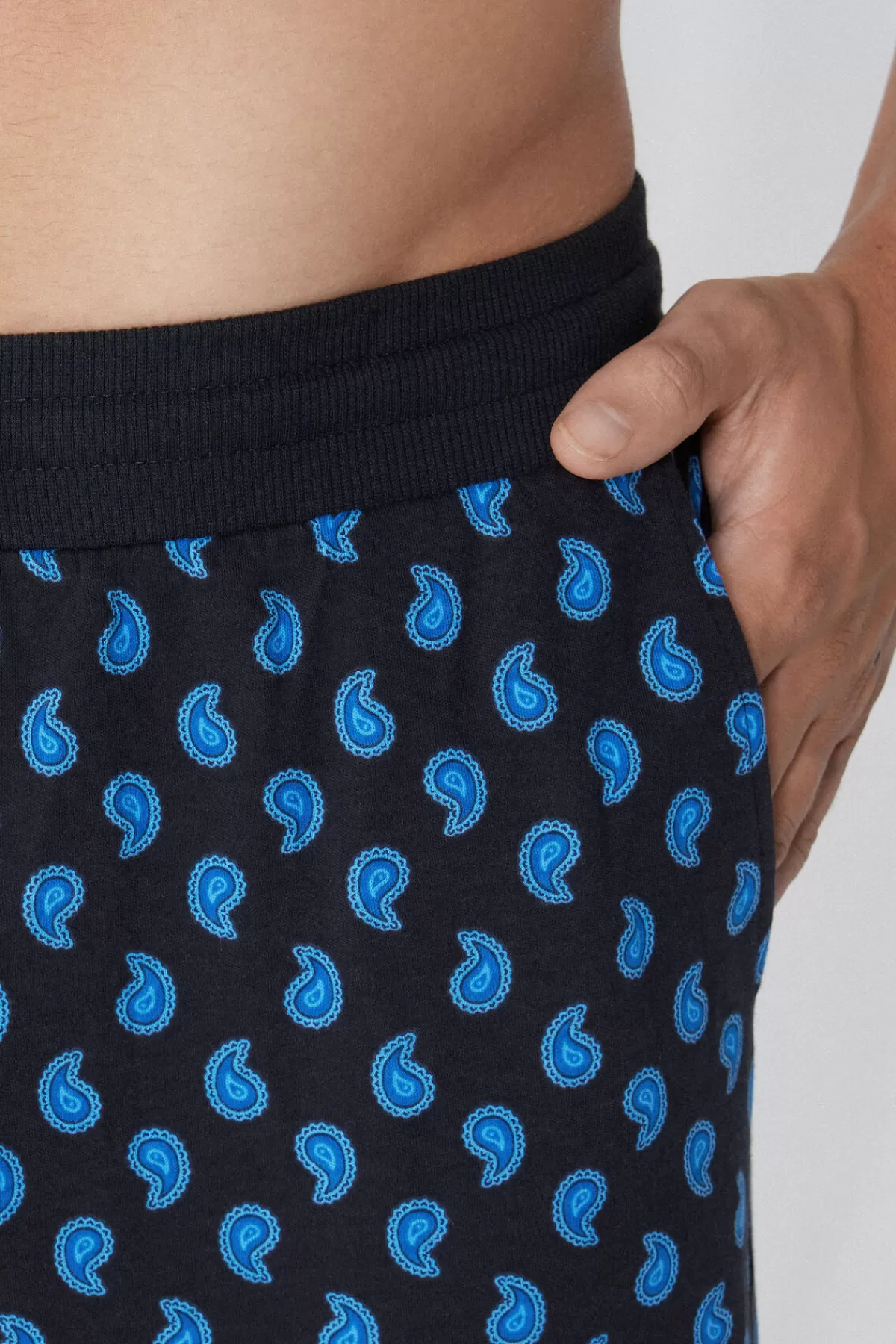 Uomo Pantaloni Jogger Comodi con Tasche Stampa Grafica - Cotone Rinforzato Tezenis Collection