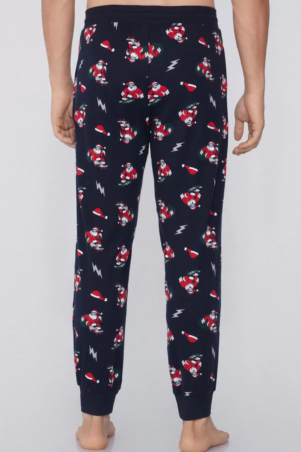 Tezenis Jogger Uomo Confortevoli in Cotone Spesso con Tasche Stampa Grafica, Stile Casual Moderno