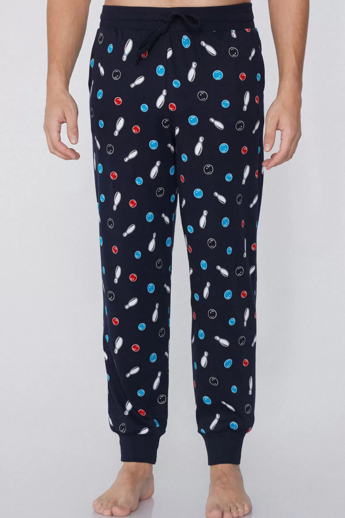 Jogger Uomo Tezenis in Morbido Cotone Rinforzato - Design Con Tasche Laterali e Motivi Decorativi, Comodi e Stilosi Per Tutto il Giorno