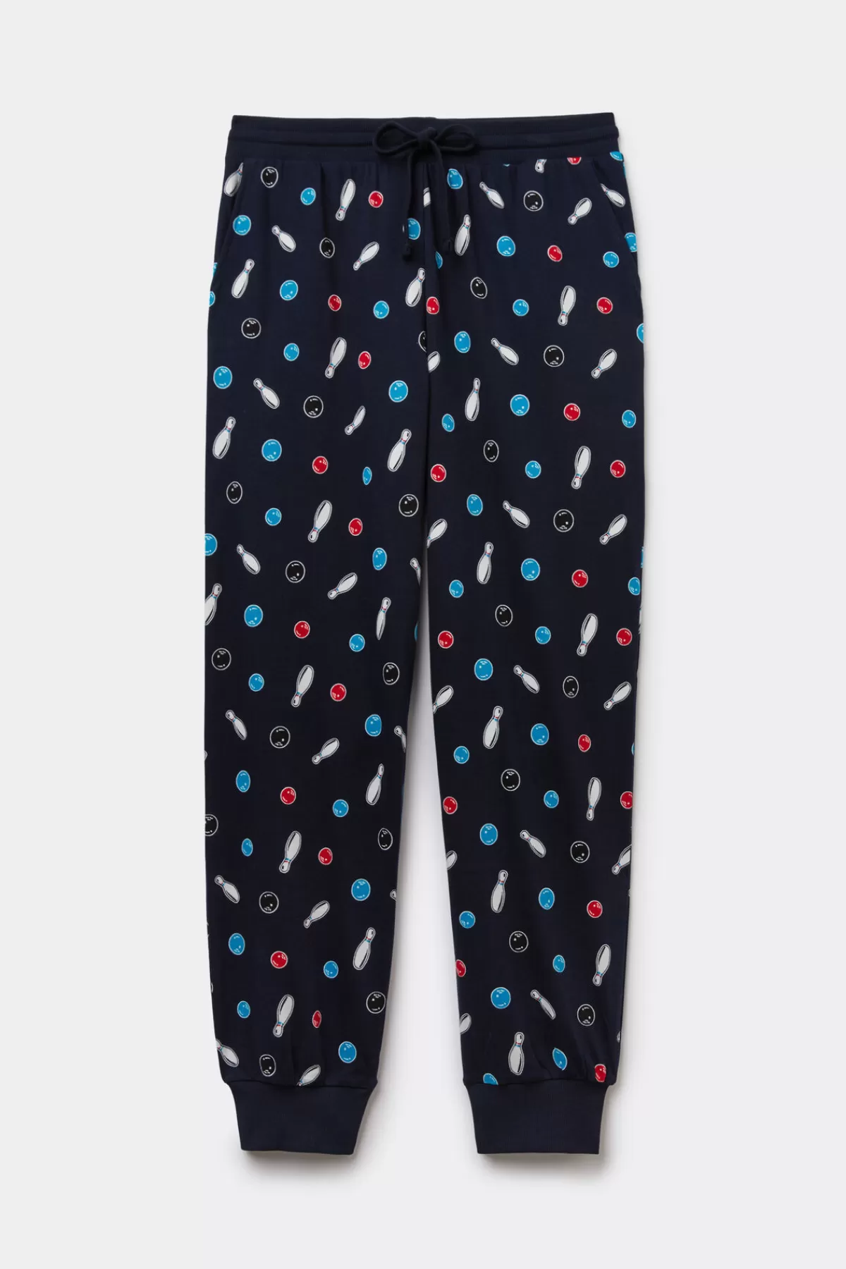 Jogger Uomo Tezenis in Morbido Cotone Rinforzato - Design Con Tasche Laterali e Motivi Decorativi, Comodi e Stilosi Per Tutto il Giorno