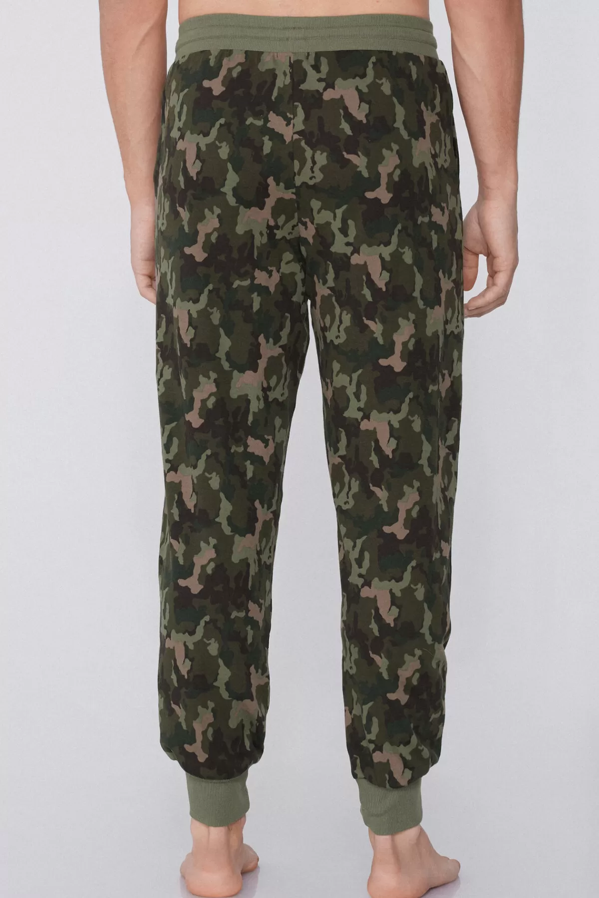 Tezenis Pantaloni Jogger Da Uomo in Cotone Rigenerato con Tasche Stampa Grafica - Stile Casual e Comodo
