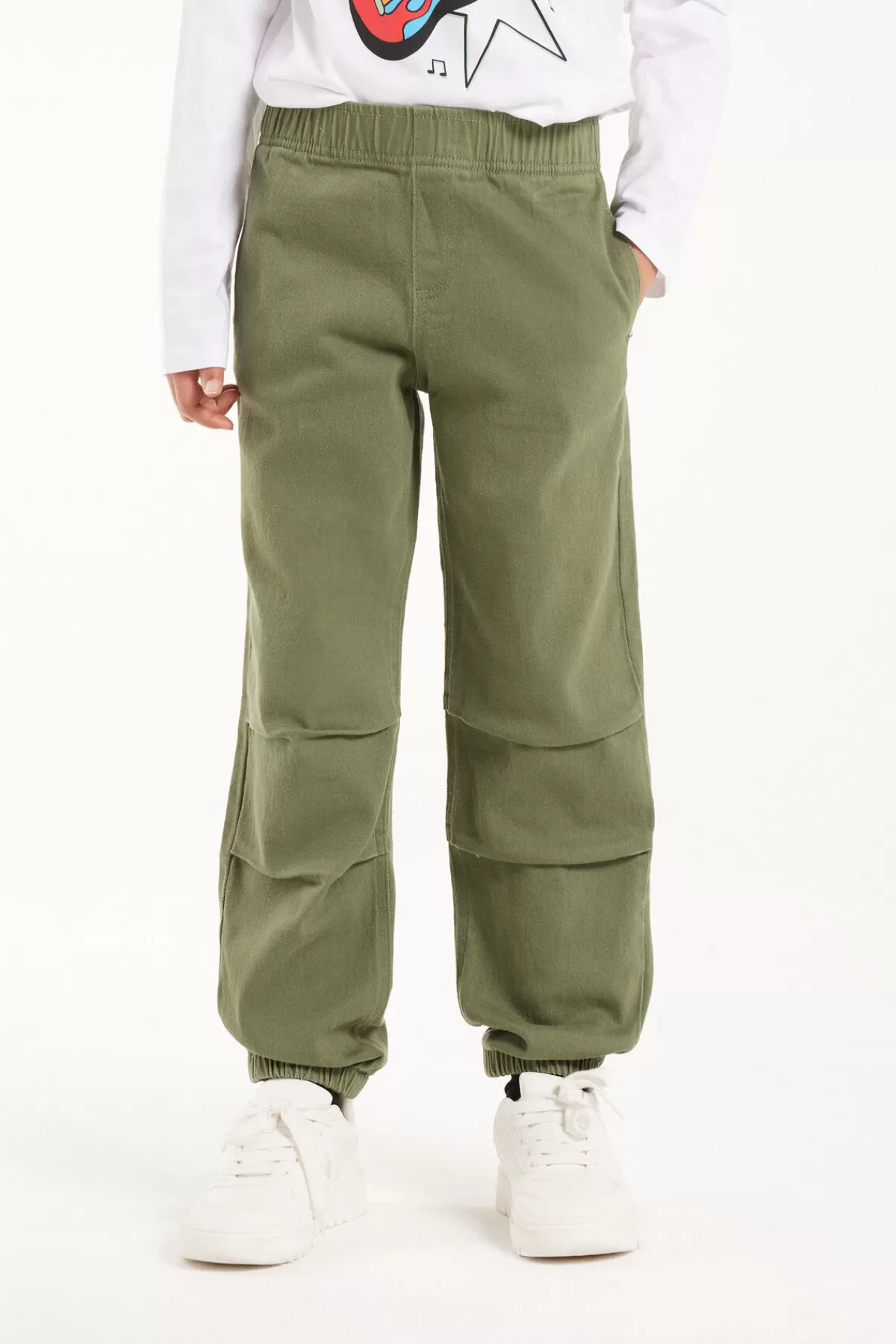 Tezenis Pantaloni Jogger Denim Comodi per Neonati - Tessuto Morbido Primi Passi

，