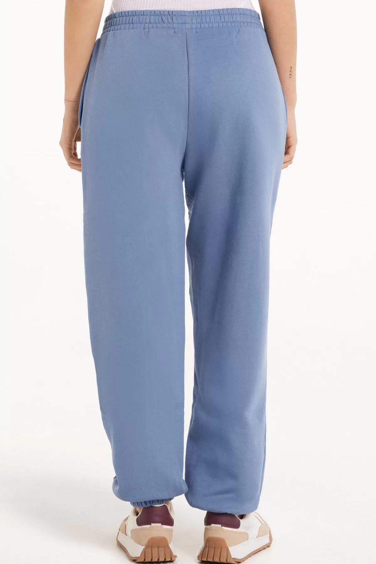 Jogger Tezenis Donna in Pile Spessa con Tasche Laterali - Pantalone Sportivo Comfort Casual Chic, Ideale per il Tempo Libero