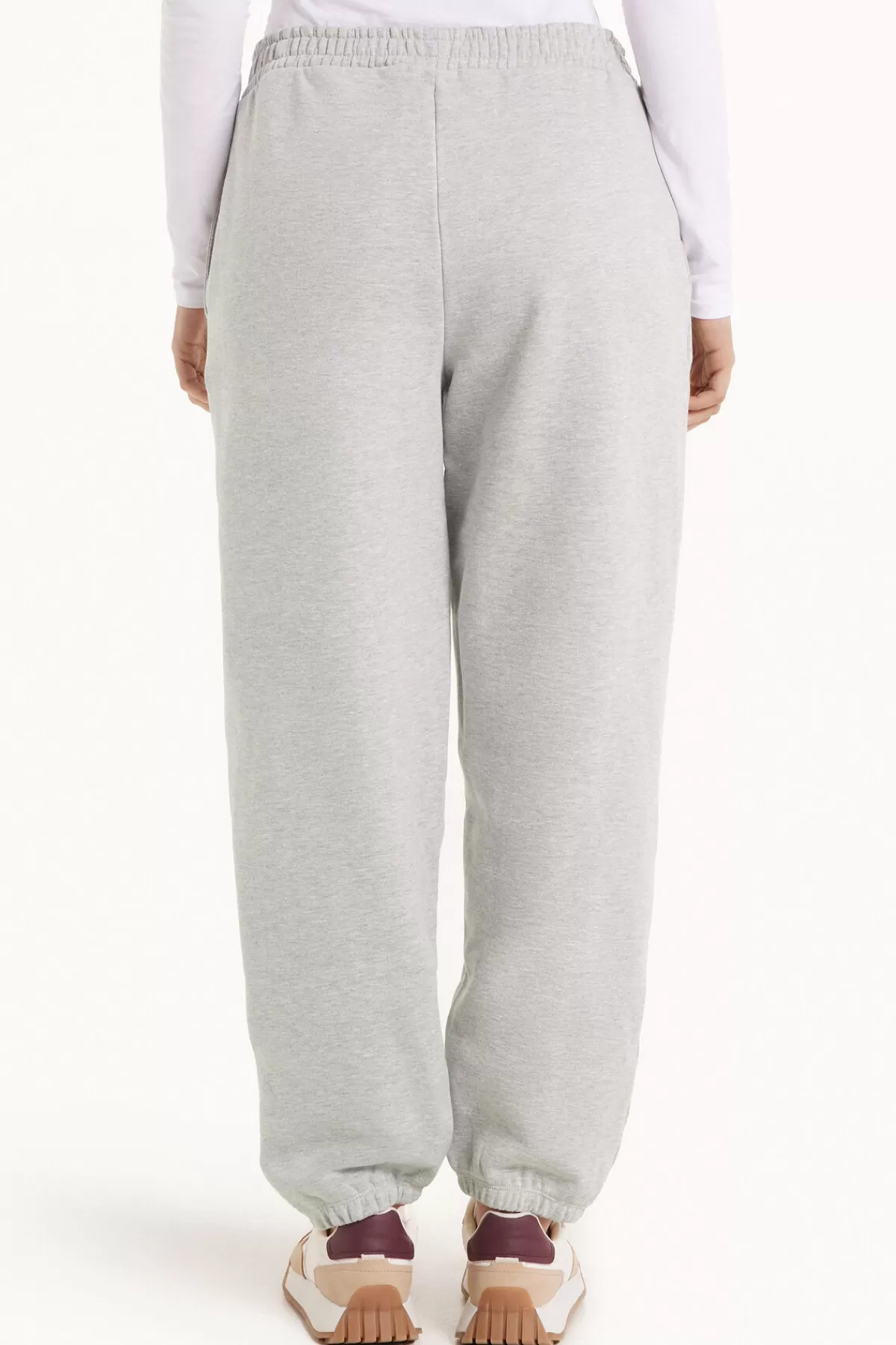 Tezenis Pantaloni Jogger Donna in Morbida Felpa Rinforzata con Tasconi Pratici - Comodi e Funzionali per il Freddo