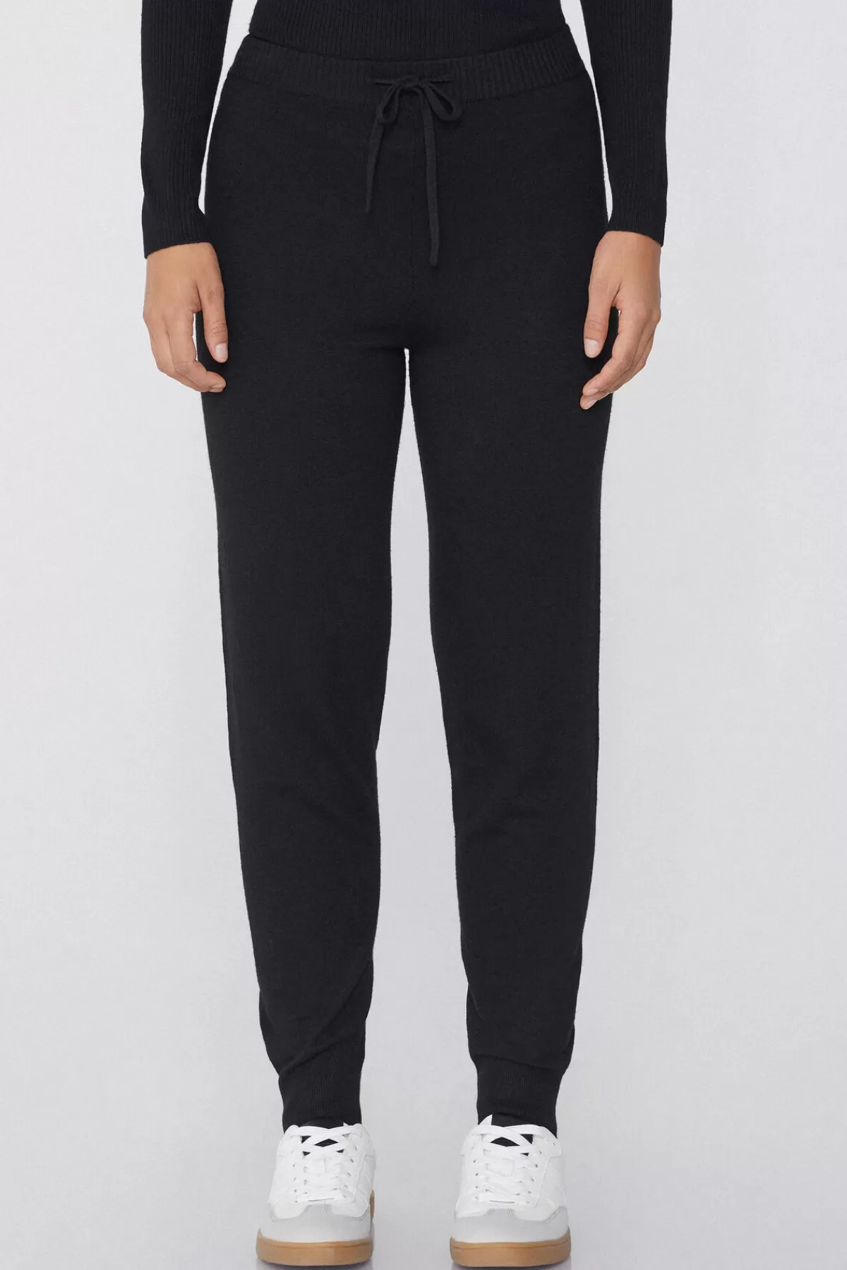 Tezenis Donna Pantaloni Jogger Invernali Morbidi con Lana Merino