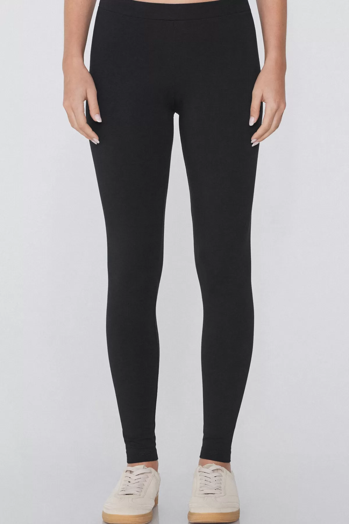 Leggings Donna Morbido Cotone - Modello Base Tezenis per Comfort Giornaliero