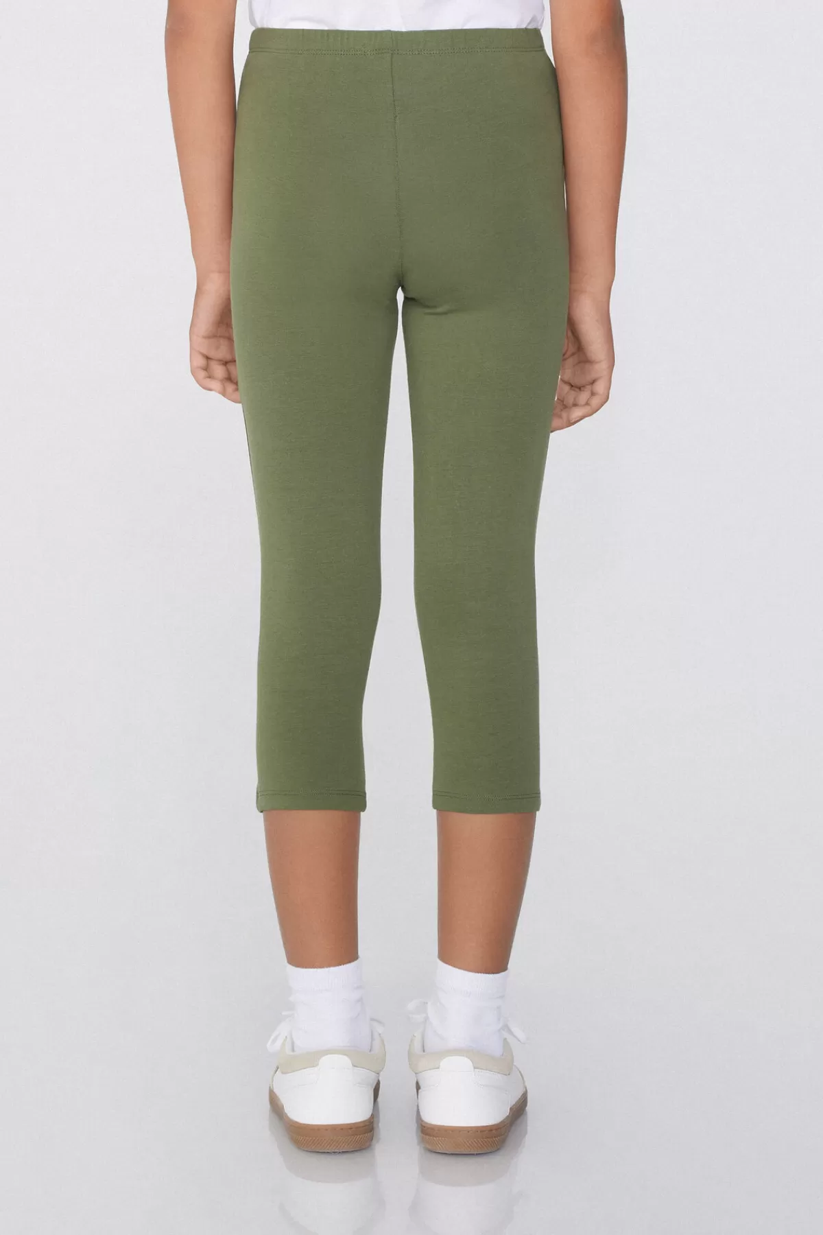Tezenis Capri di Cotone Morbido per Ragazze - Leggings Confortevoli in Tonalità Unica