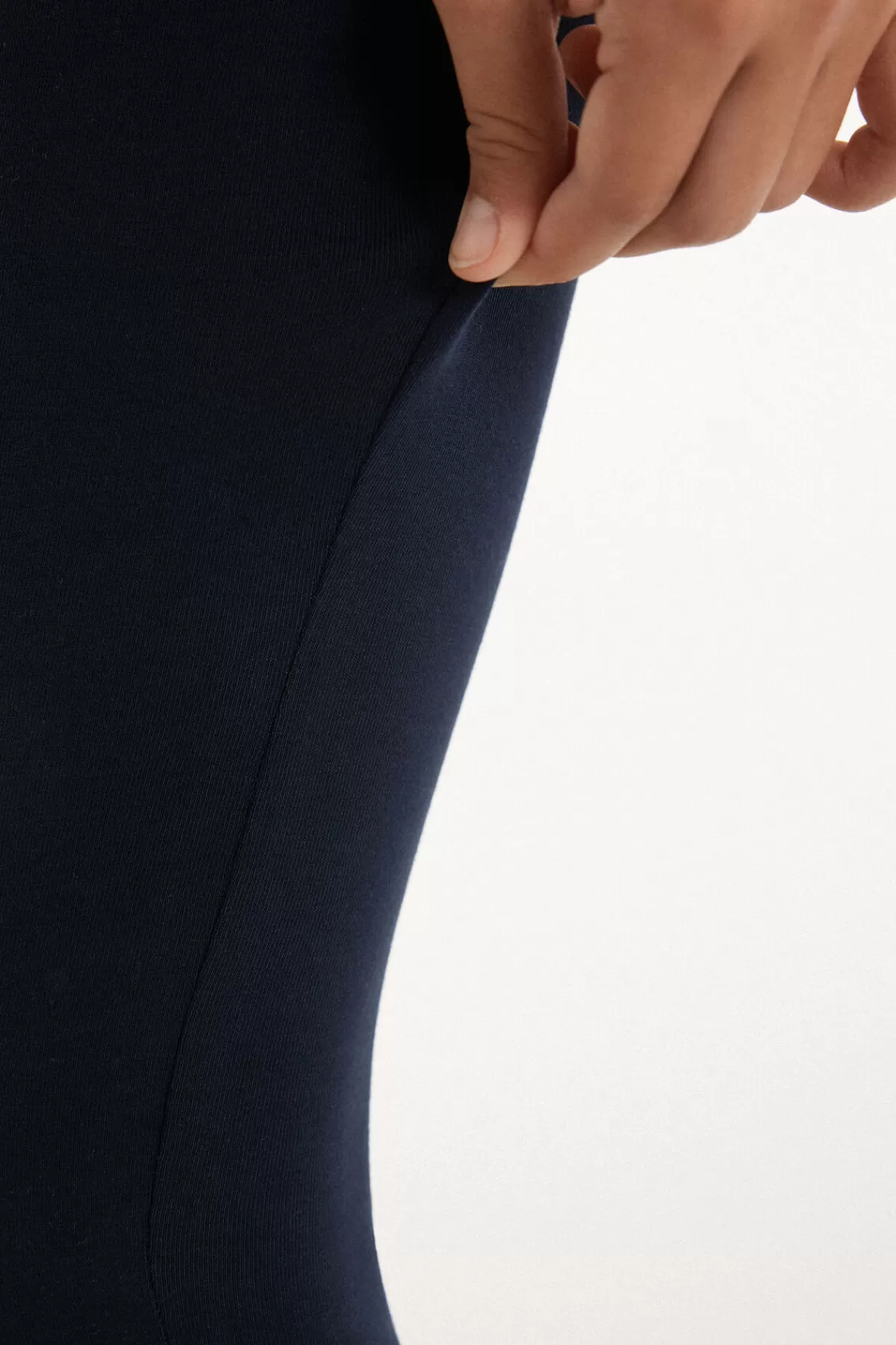 Leggings Capri Bambina in Cotone Morbido - Tinte Unite Confortevoli Tezenis