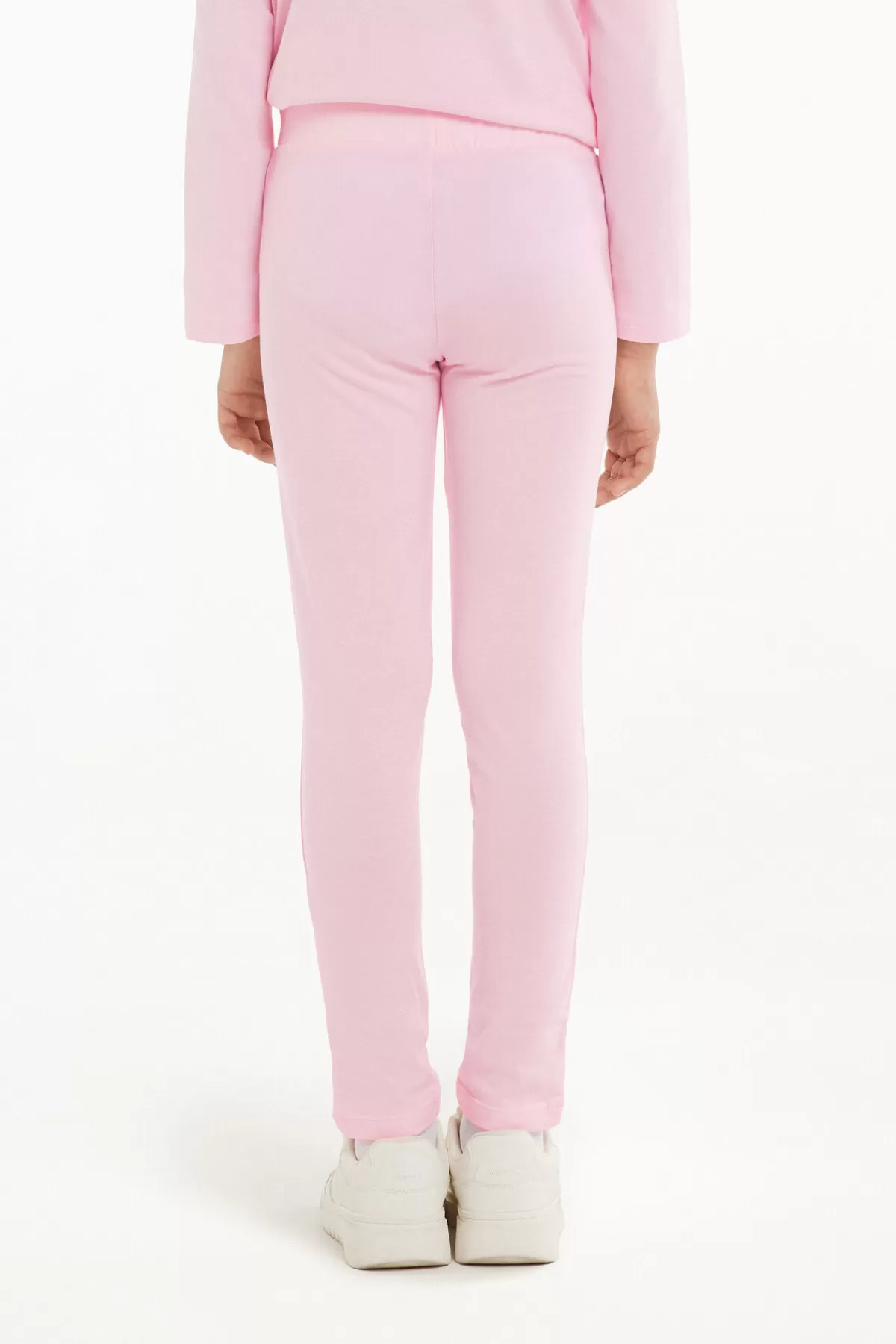 Comode Leggings in Cotone Tezenis con Decorazioni Strass e Dettagli Glamour