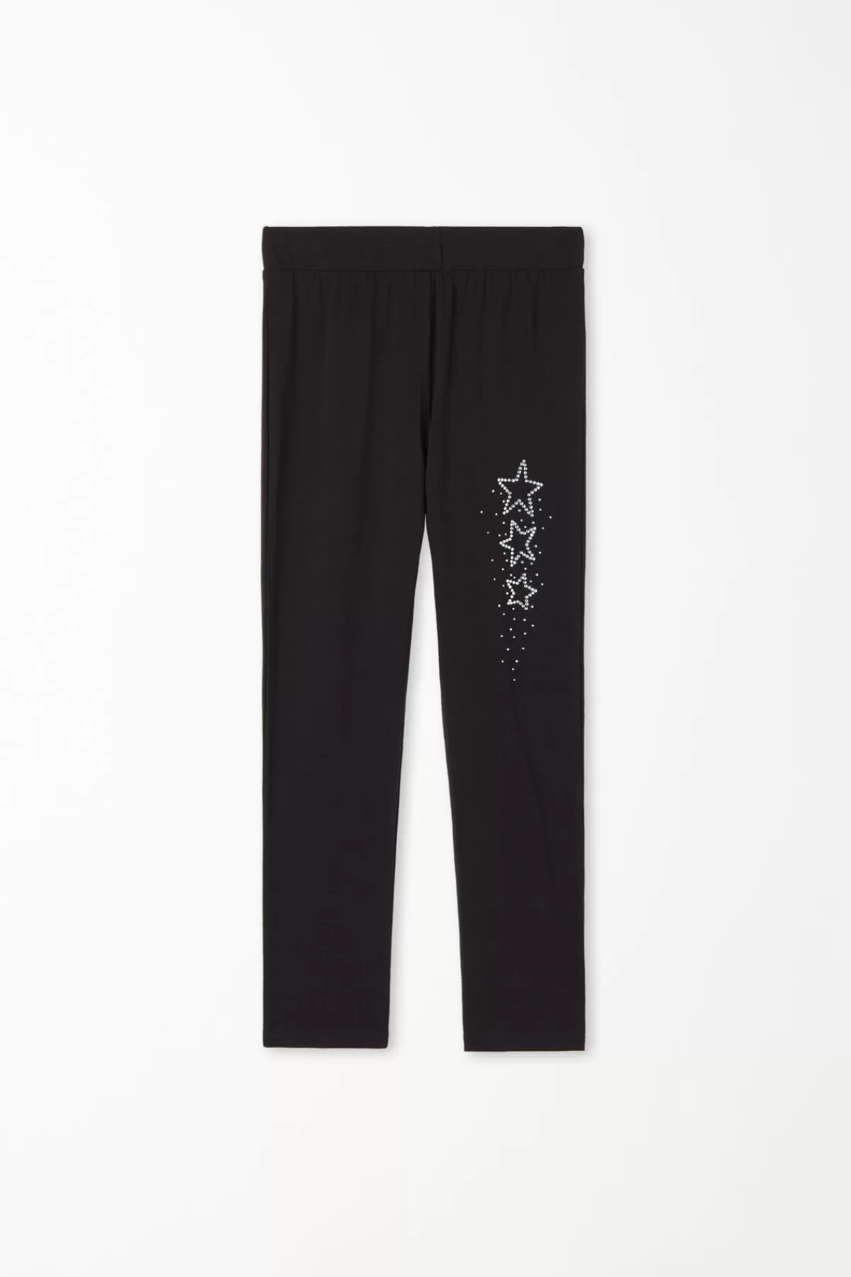 Leggings Tezenis in Cotone Morbido con Dettagli Strass Lucenti - Comodi e Glamour per Ogni Occasione