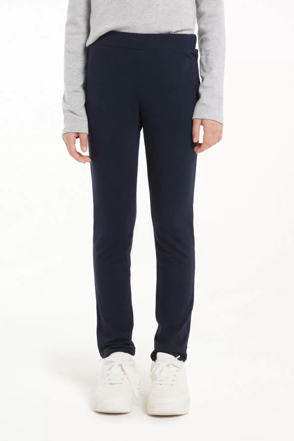 Tezenis Leggings Donna - Morbido Cotone Elasticizzato, Confortevoli e Adatti per Palestra o Tempo Libero