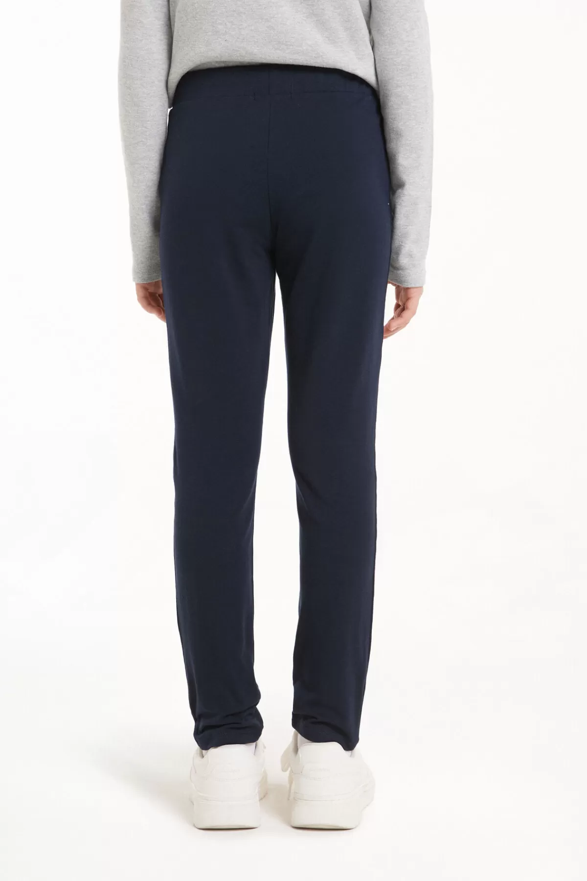 Tezenis Leggings Donna - Morbido Cotone Elasticizzato, Confortevoli e Adatti per Palestra o Tempo Libero