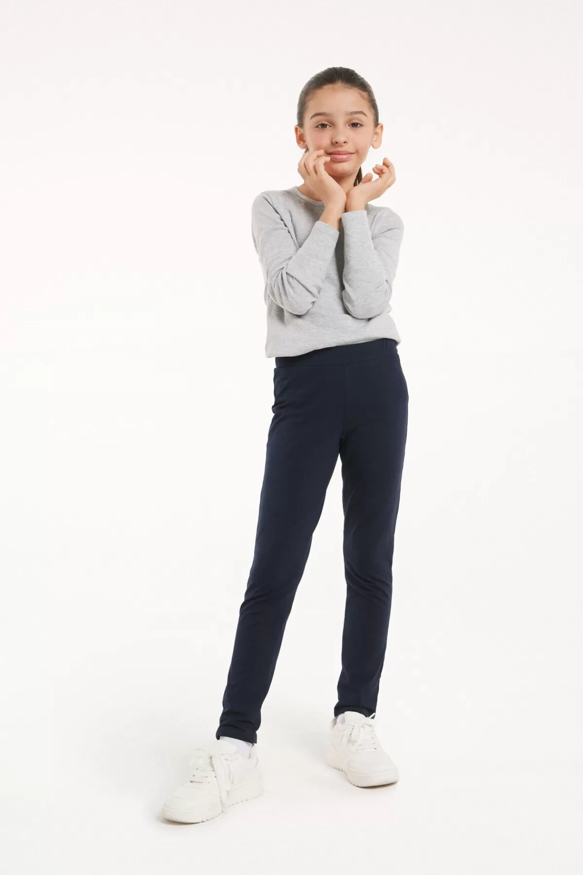 Tezenis Leggings Donna - Morbido Cotone Elasticizzato, Confortevoli e Adatti per Palestra o Tempo Libero