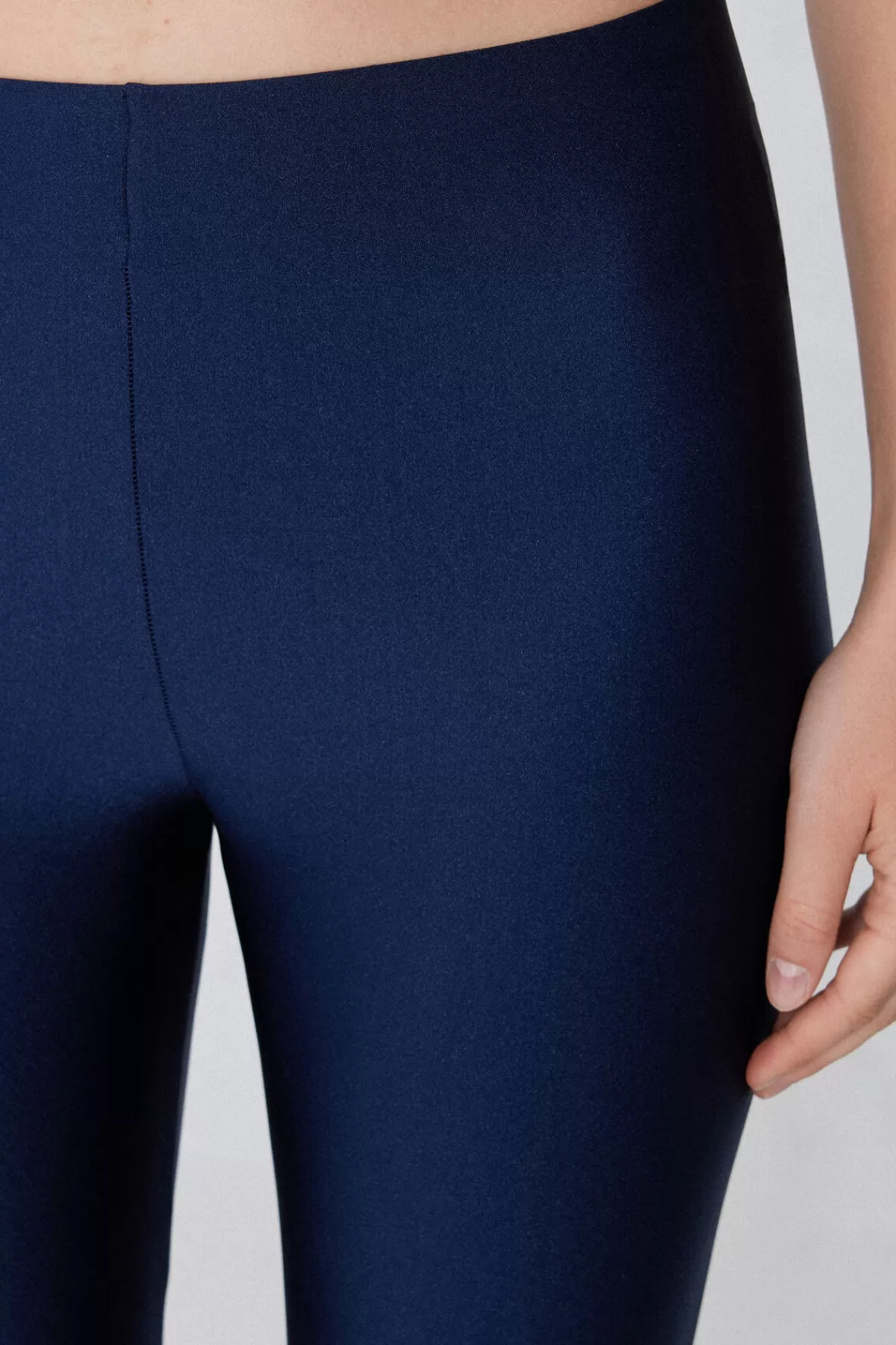 Tezenis Legging Donna Microfibra Lucida - Morbide e Brillanti per Comfort Ottimale