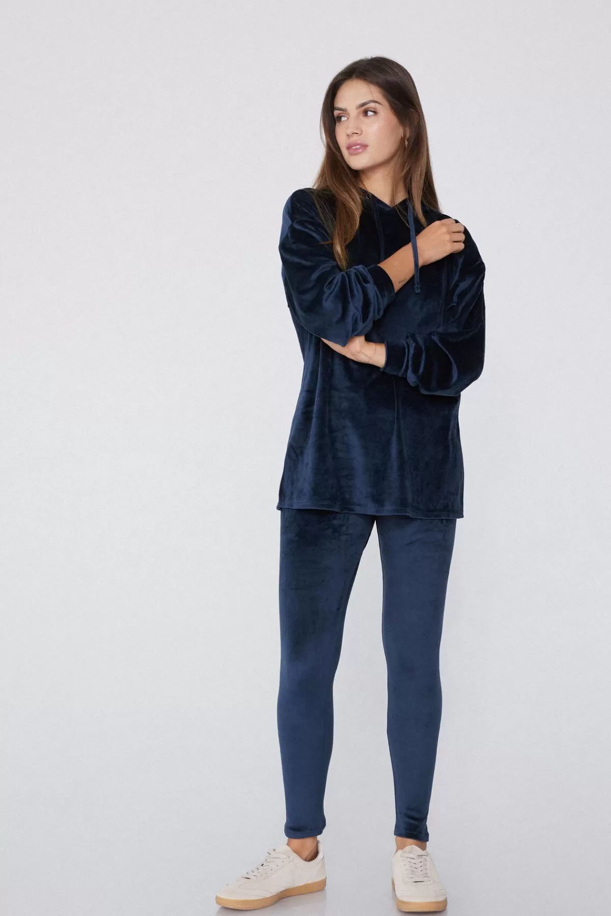 Tezenis Leggin Donna Con Rivestimento Morbido Vellutato - Pantaloni Elasticizzati Comodi per Autunno-Inverno 2024
