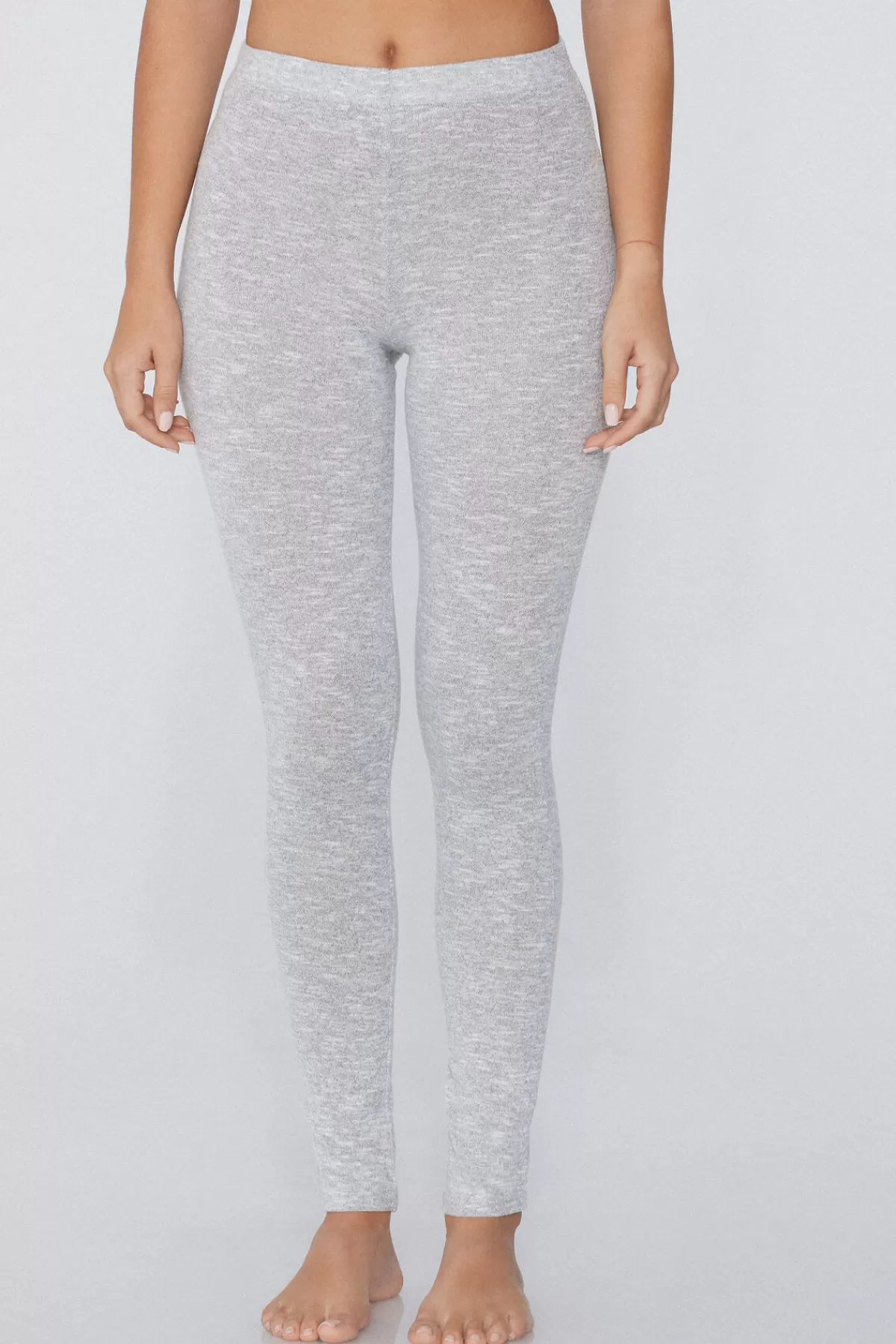 Tezenis Legging Donna in Tessuto Morbido - Abiti da Casa Comodi per Relax e Tempo Libero