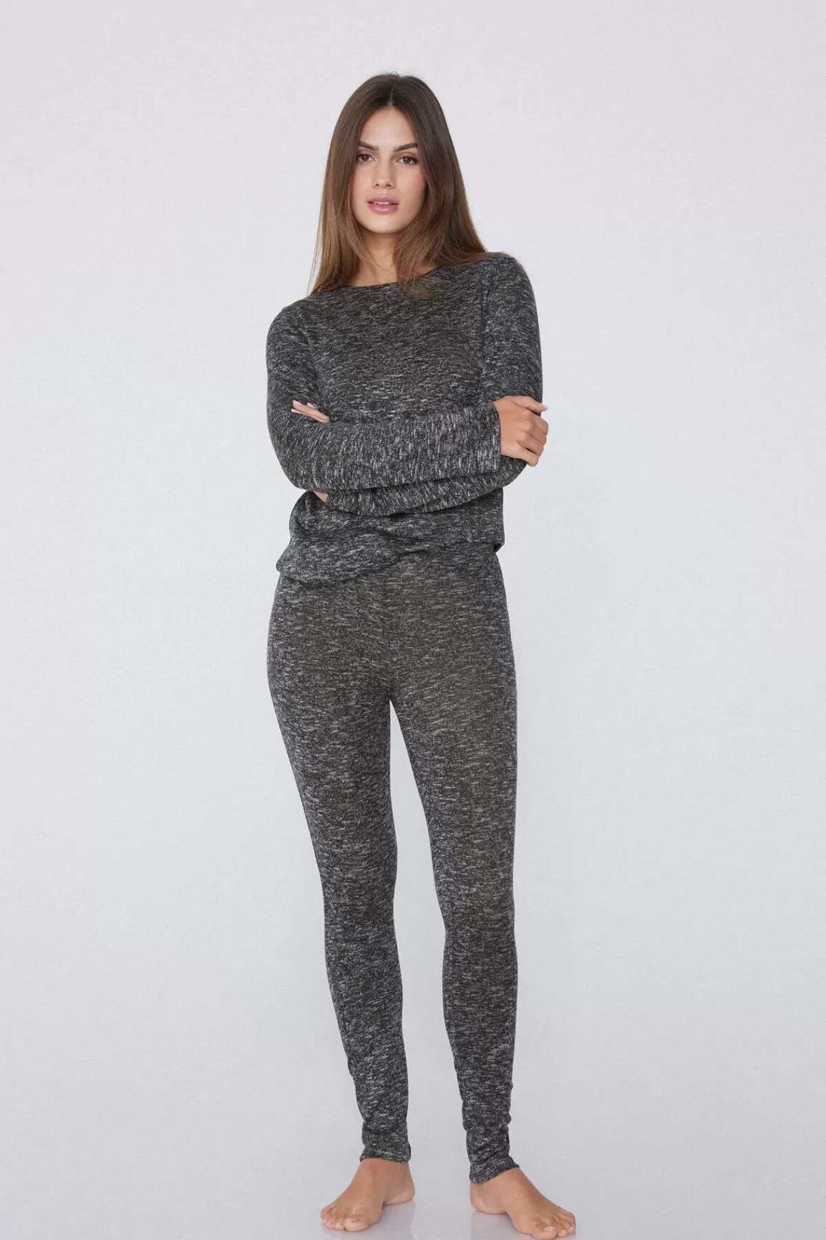 Tezenis Leggings Donna Morbidi con Vita Alta - Pantaloni Sportivi Comodi per Casa e Tempo Libero