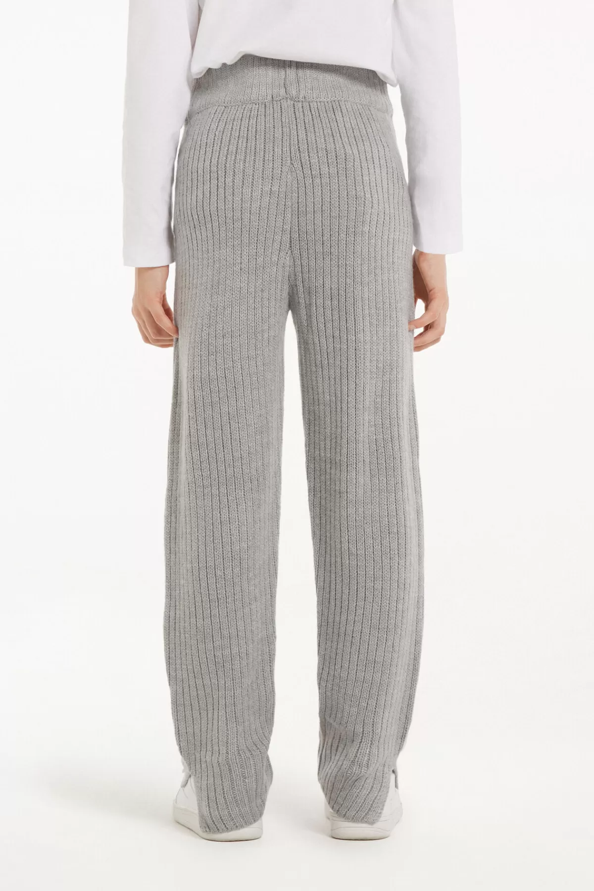 Tezenis Calze Termiche con Design a Coste - Morbido Tessuto Invernale e Vestibilità Perfect Fit