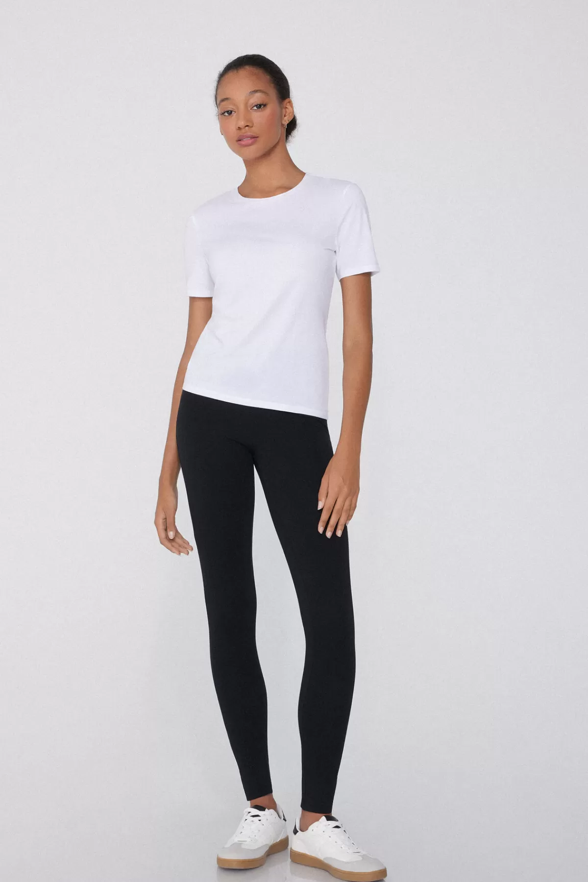Tezenis Leggings Termici Donna in Puro Cotone - Morbidi e Confortevoli per l'Inverno