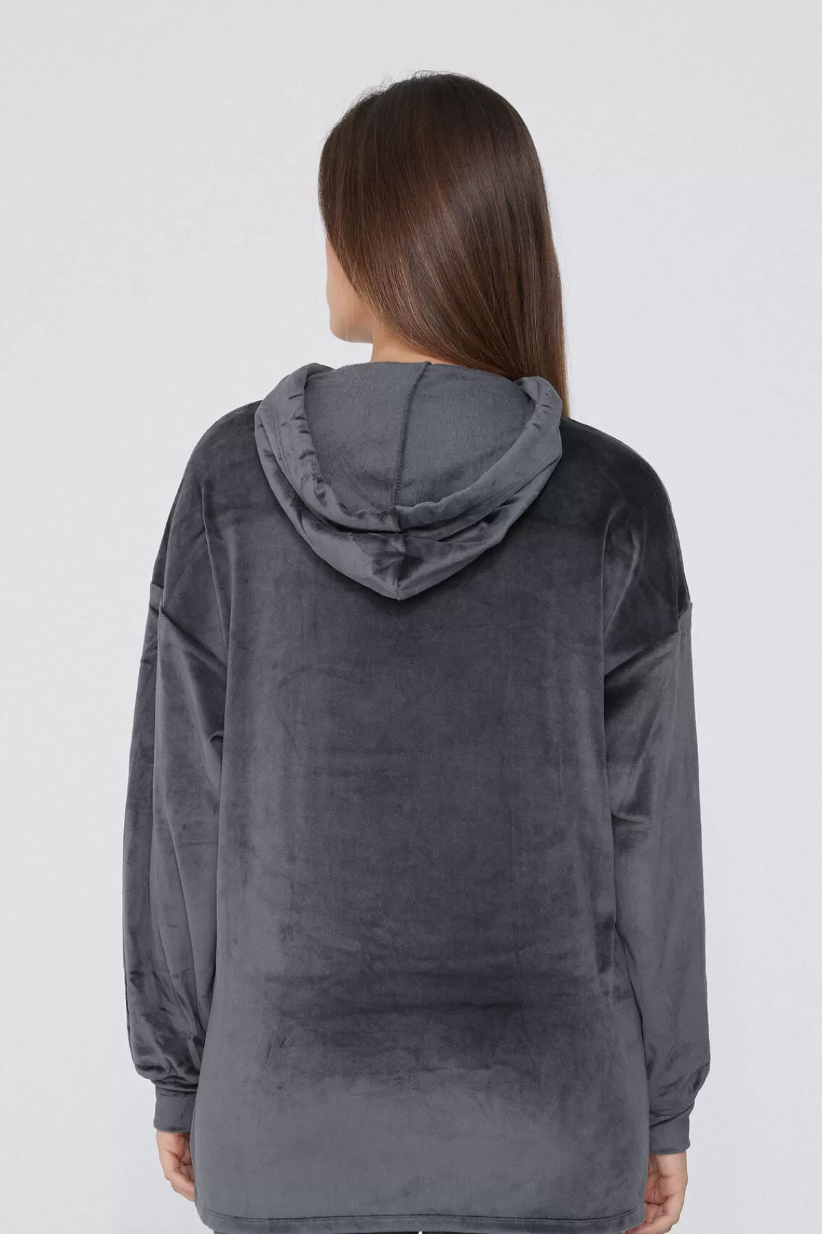 Felpa con Cappuccio Tezenis Donna - Morbido Vellutato, Interno in Pile e Design Casual Elegante per Inverno 2024